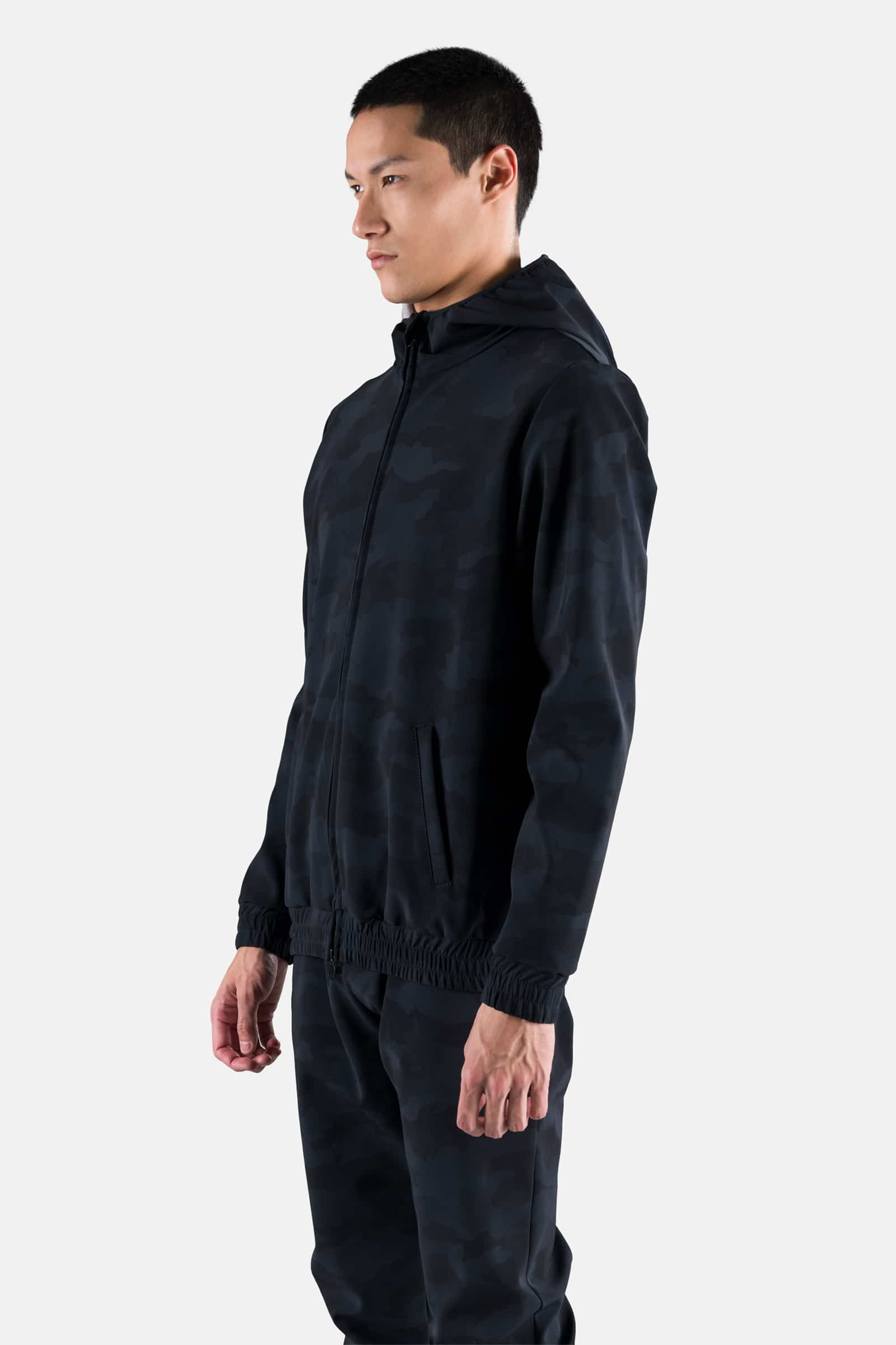 URBAN HOODIE - BLACK CAMOUFLAGE - Hydrogen - Luxury Sportwear