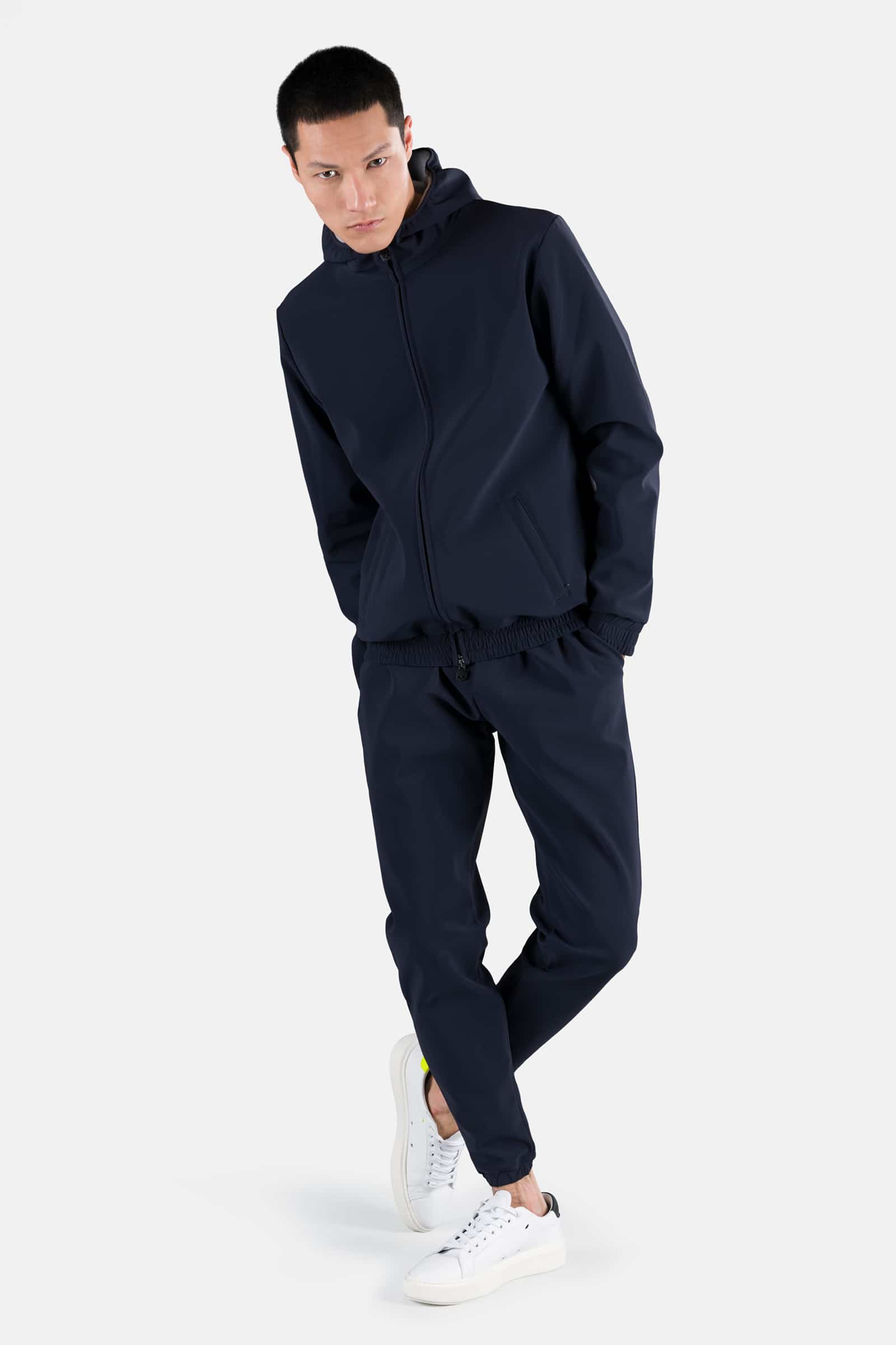 FELPA CON CAPPUCCIO - BLUE NAVY - Abbigliamento sportivo | Hydrogen