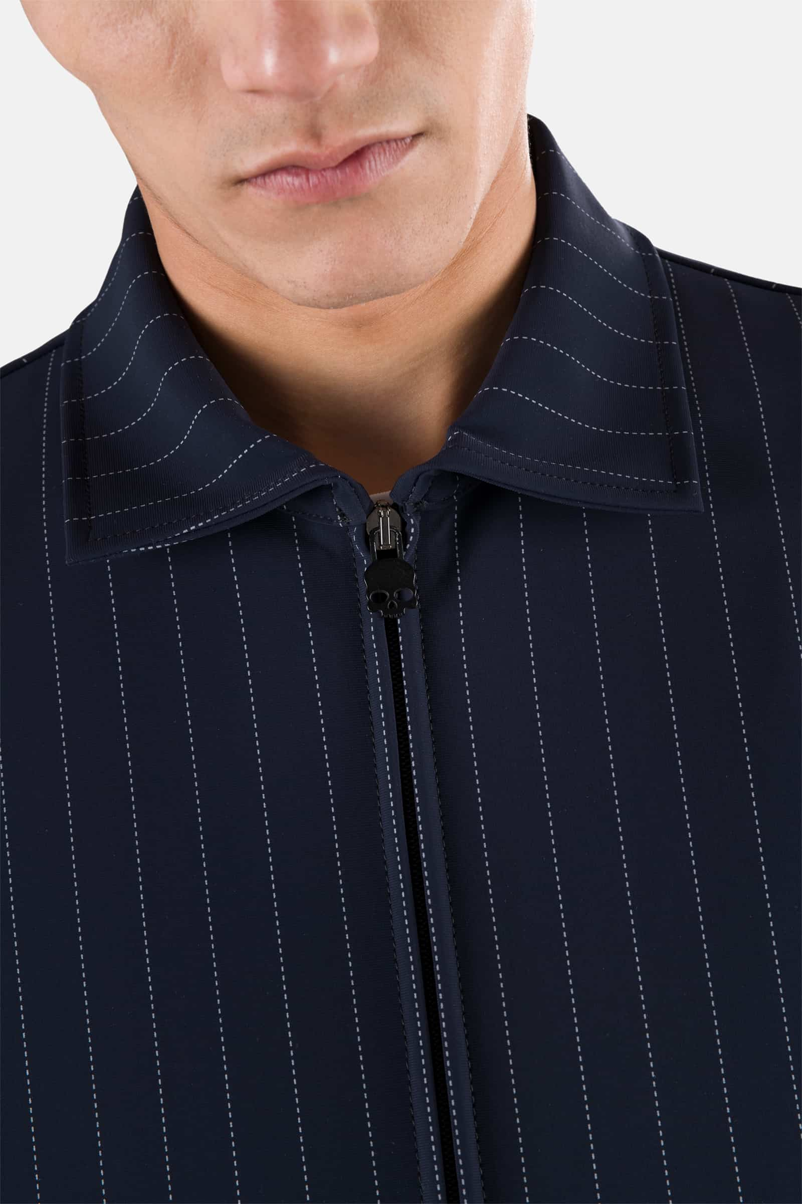 CRUISE JACKET - BLUE NAVY STRIPE WHITE - Hydrogen - Luxury Sportwear