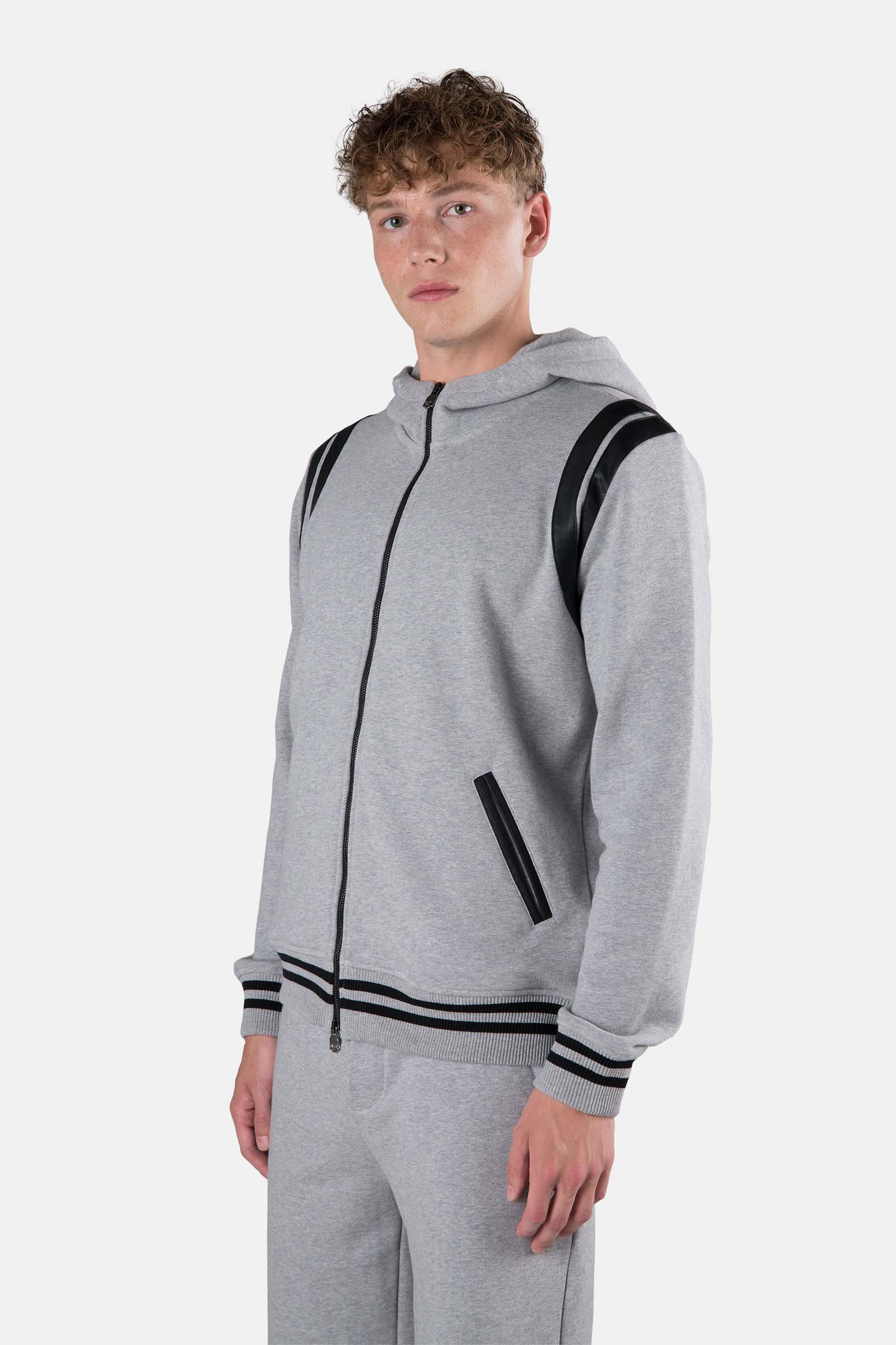 TEDDY FZ HOODIE - GREY - Hydrogen - Luxury Sportwear