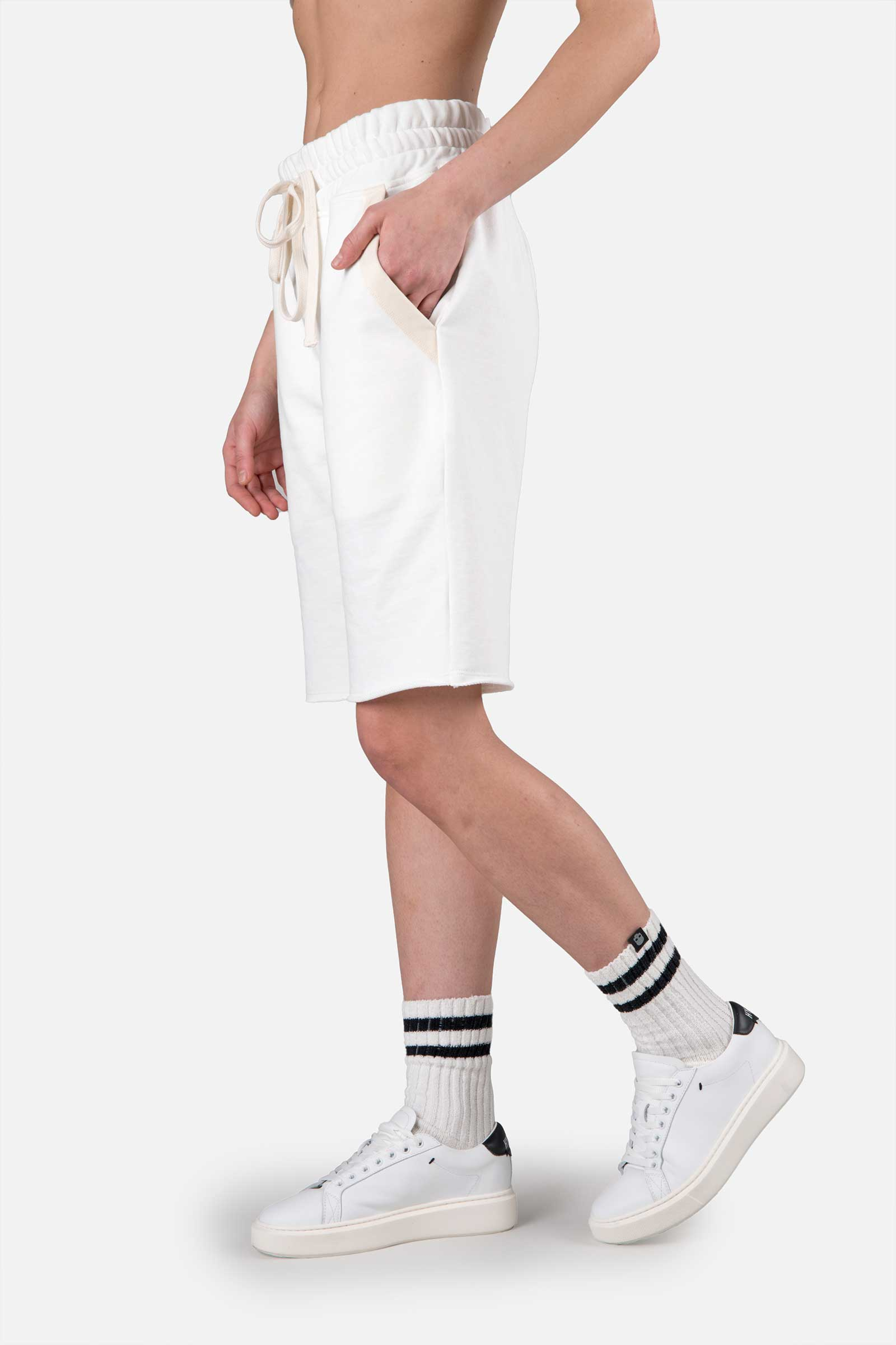 SHORTS - WHITE - Hydrogen - Luxury Sportwear