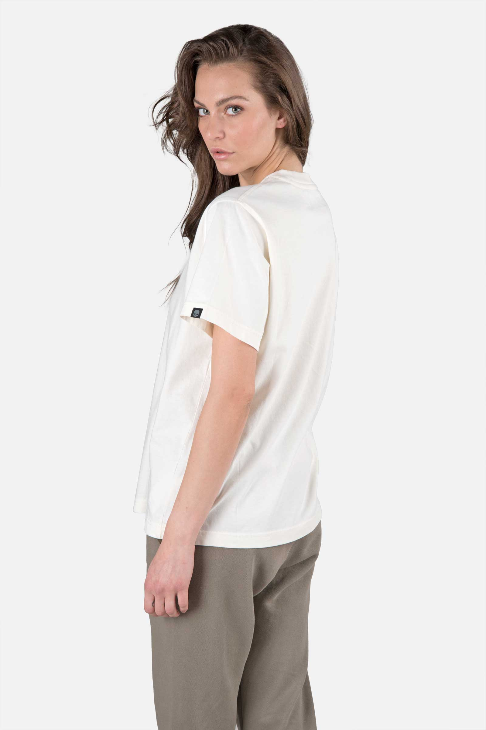 LA BASKET TEE - WHITE - Hydrogen - Luxury Sportwear