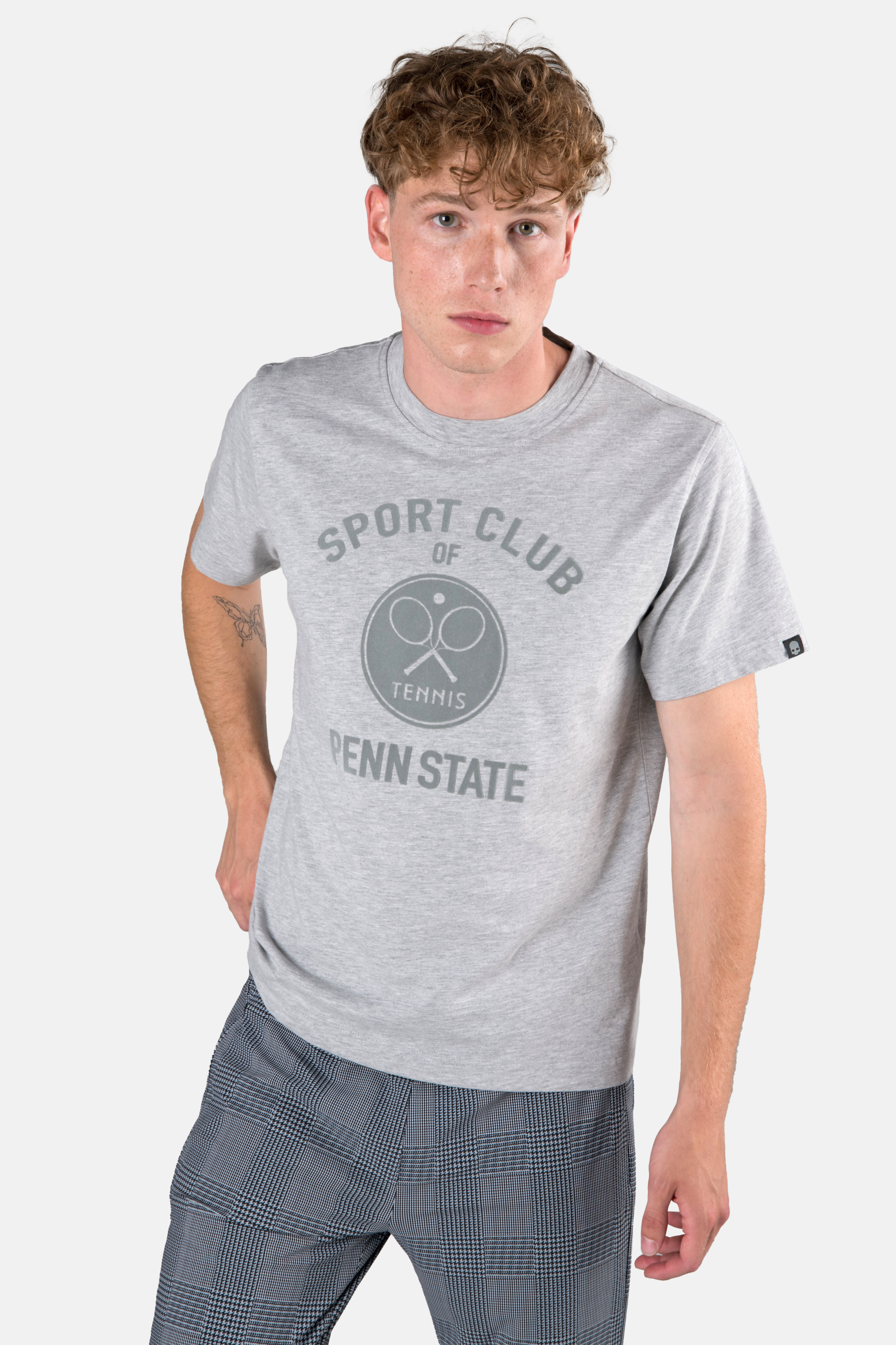 T-SHIRT SPORTS CLUB - GREY - Abbigliamento sportivo | Hydrogen