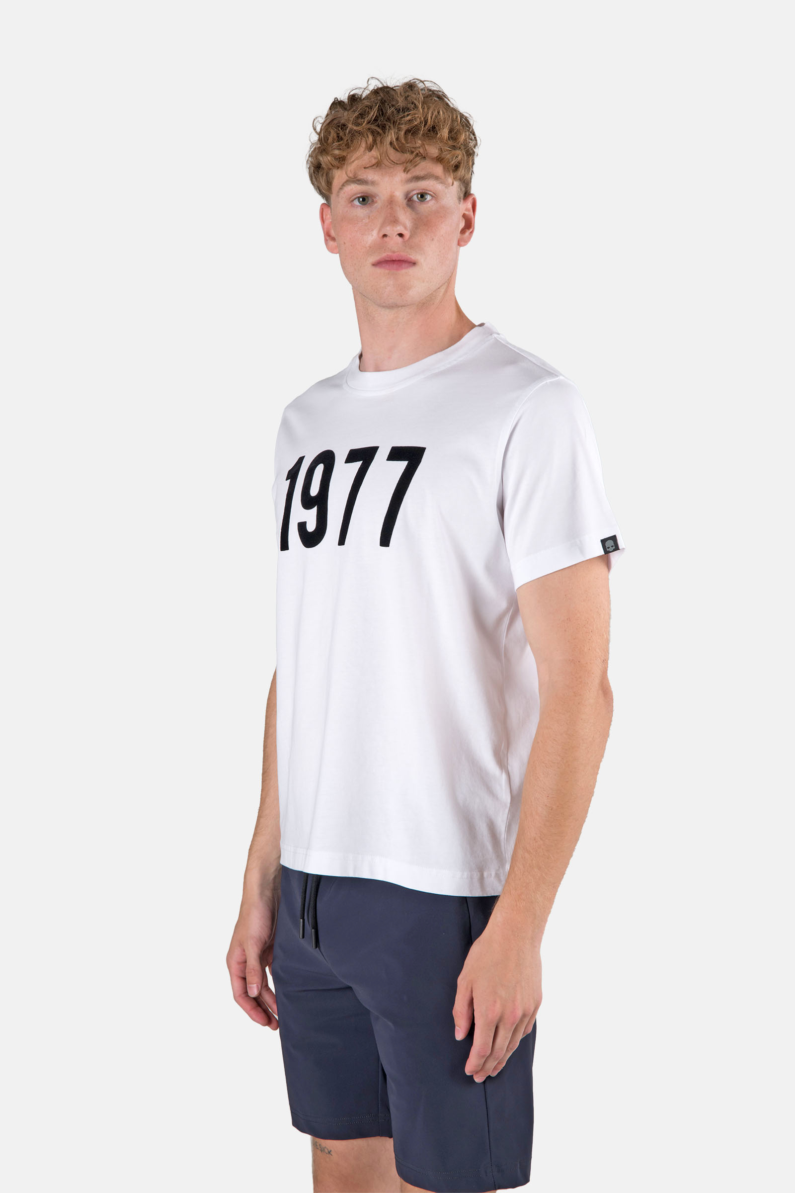 BORN 77 TEE - WHITE - Hydrogen - Luxury Sportwear
