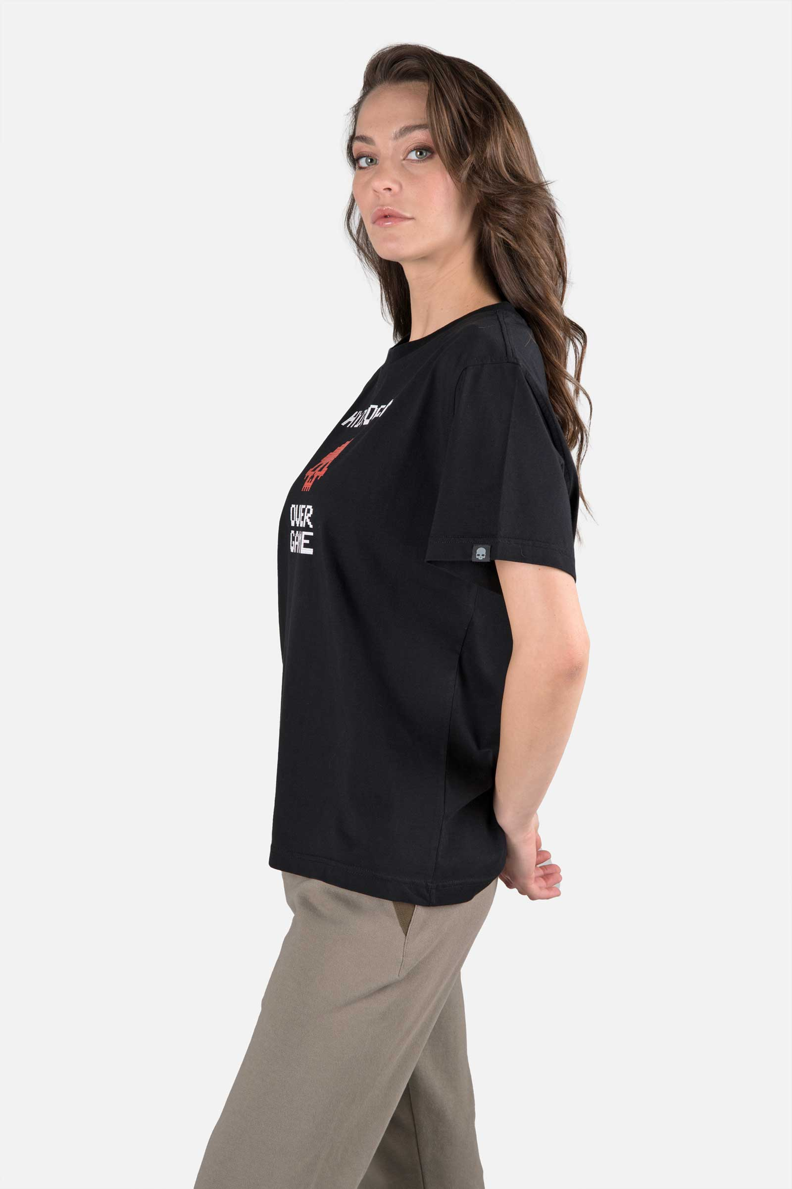 OVER GAME TEE - BLACK - Hydrogen - Luxury Sportwear
