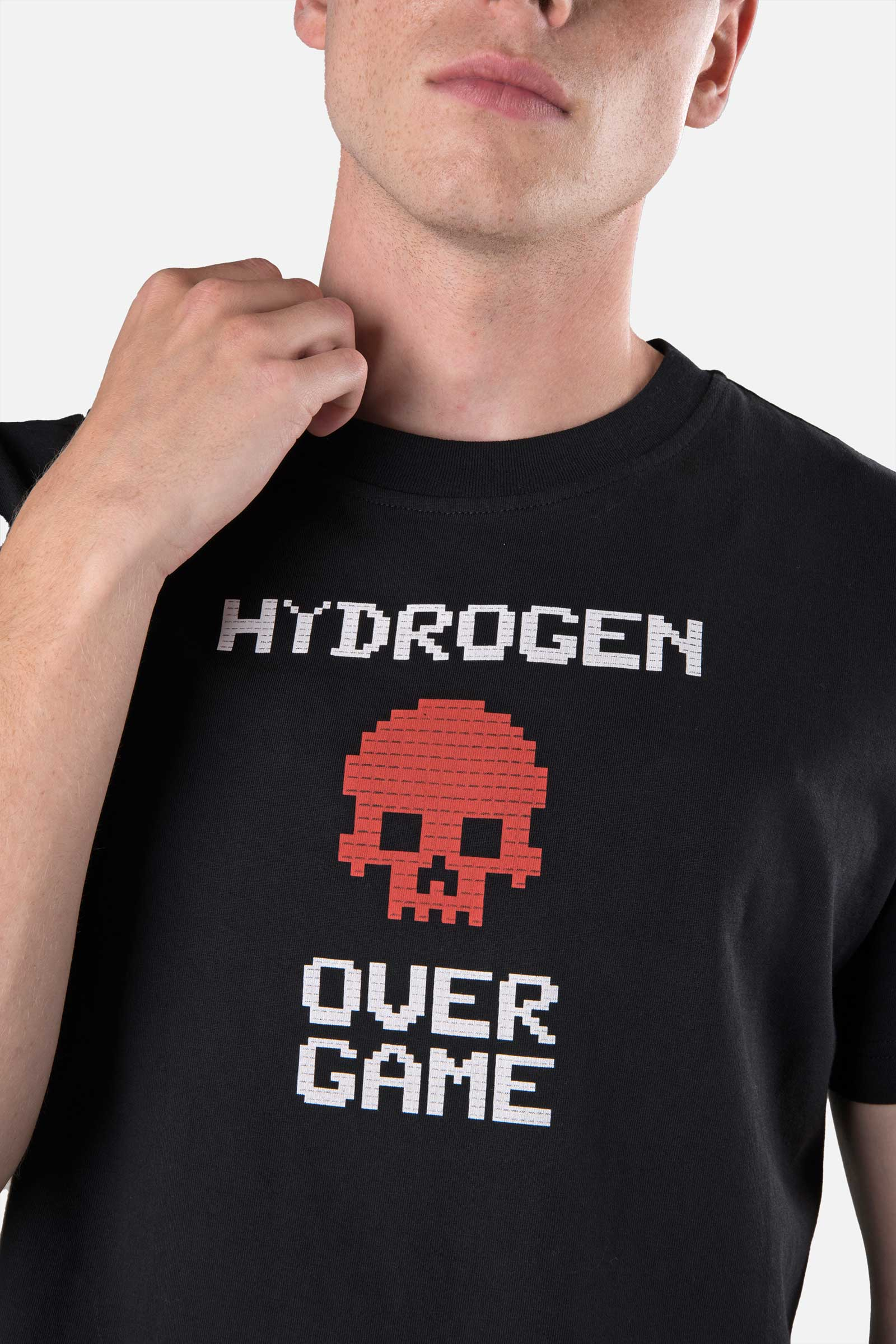 OVER GAME TEE - BLACK - Hydrogen - Luxury Sportwear