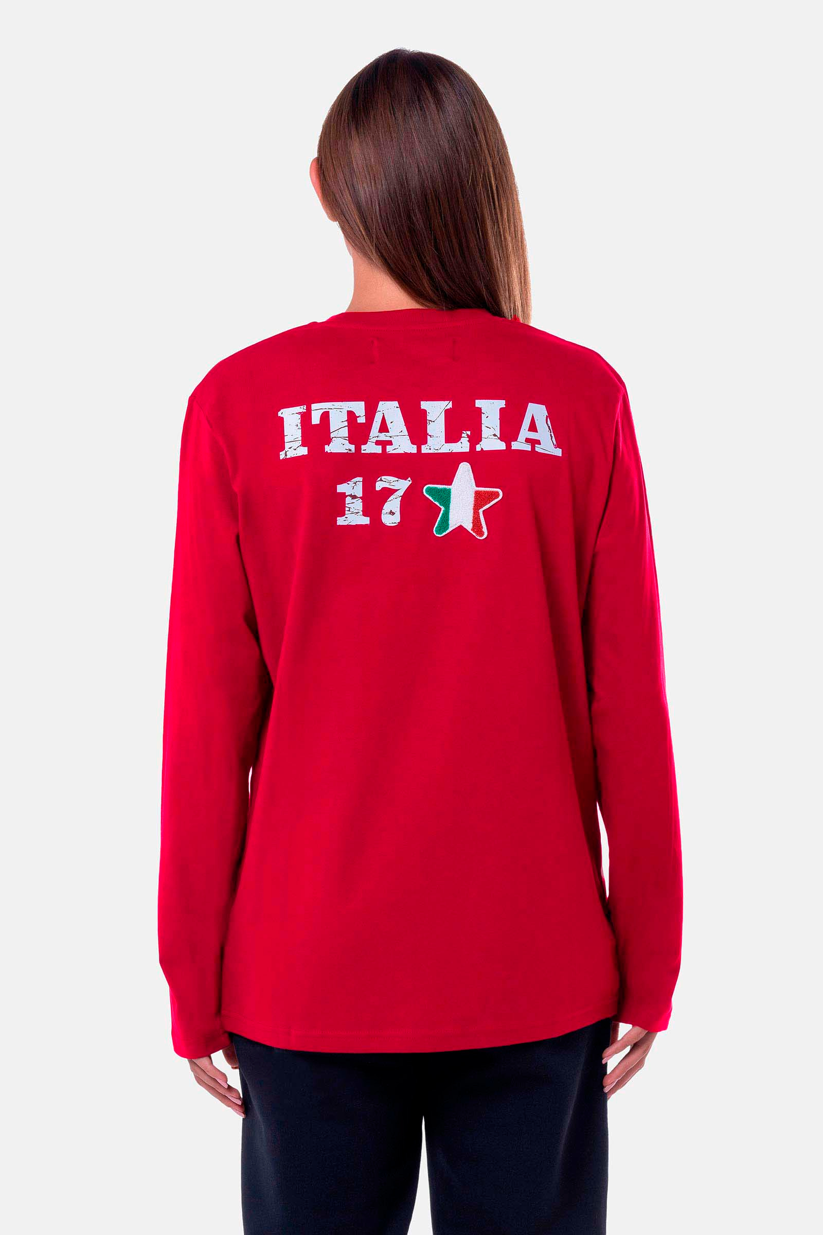 ITALIA 17 T-SHIRT - RED - Hydrogen - Luxury Sportwear