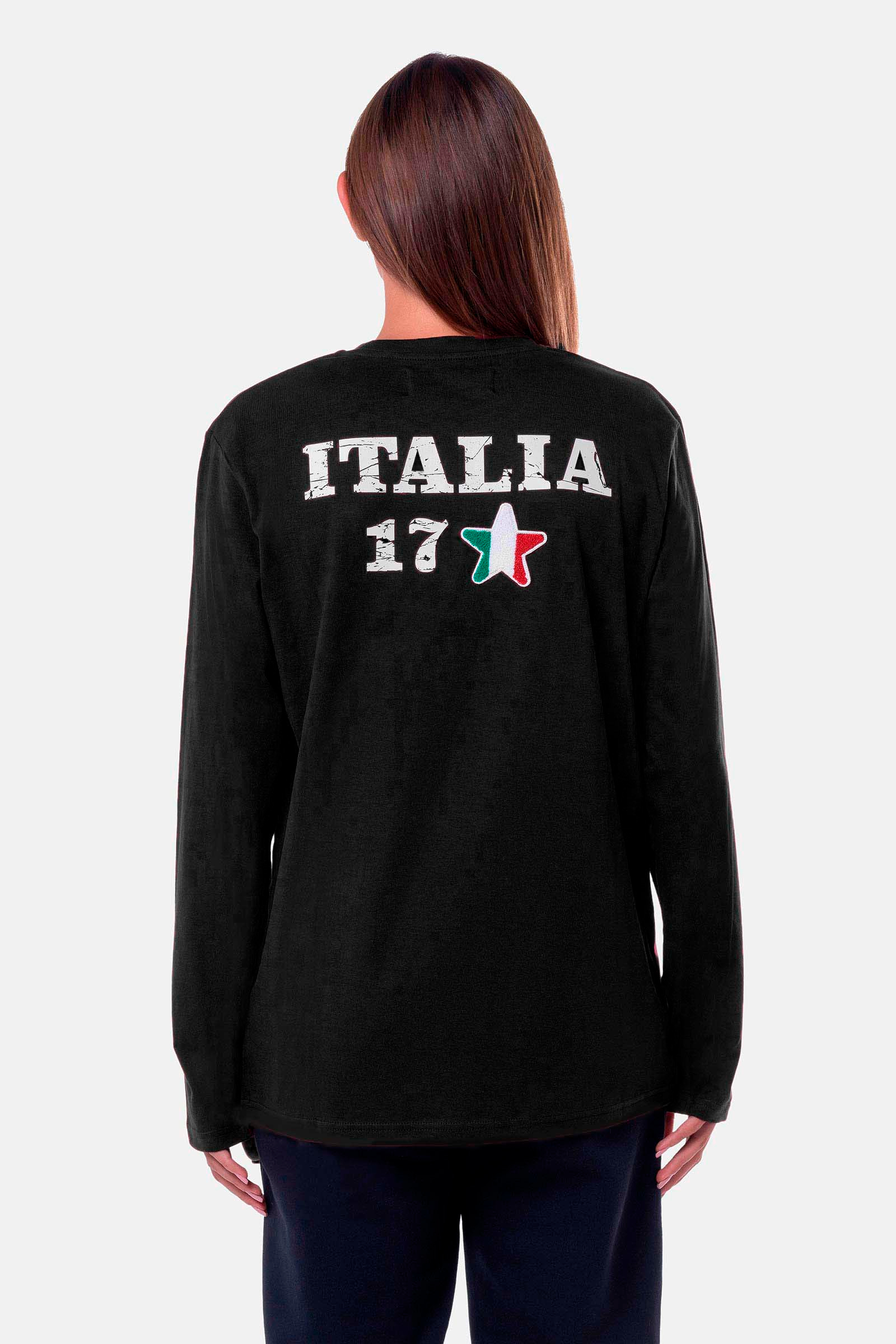 ITALIA 17 T-SHIRT - BLACK - Hydrogen - Luxury Sportwear