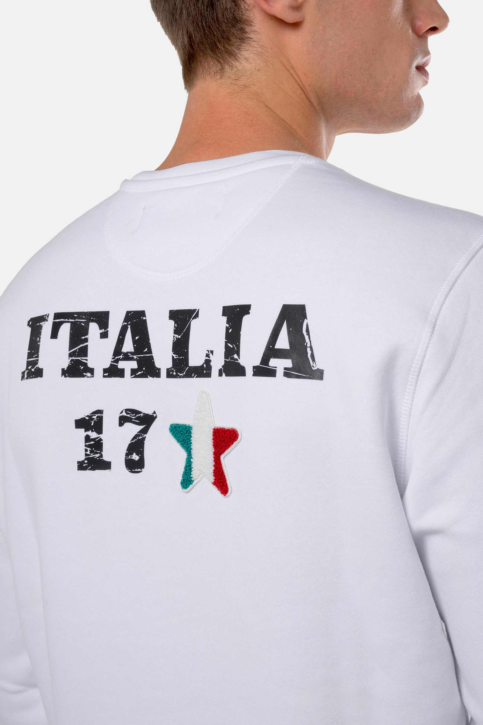 ITALIA 17 SWEATSHIRT - WHITE - Hydrogen - Luxury Sportwear