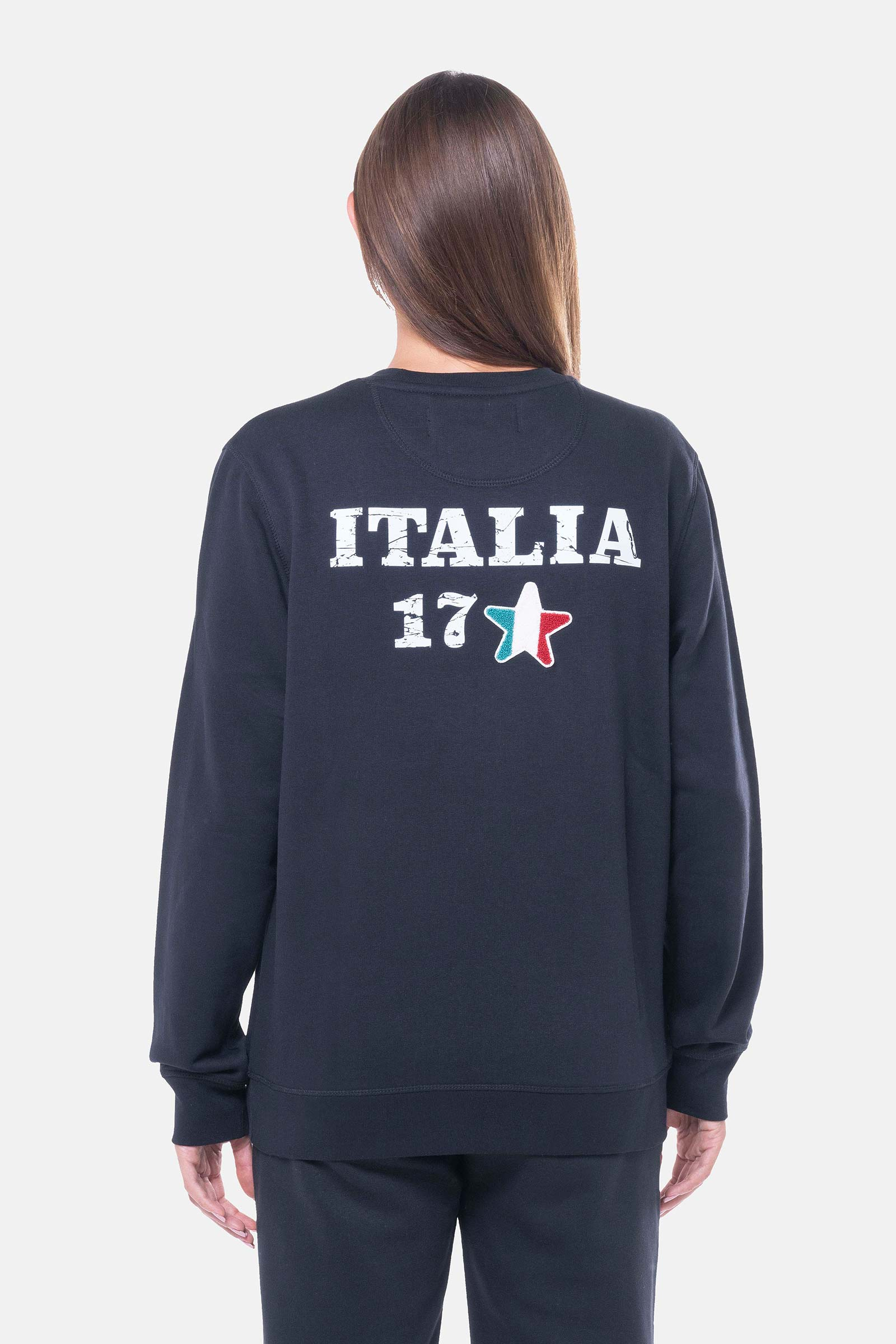 ITALIA 17 SWEATSHIRT - BLACK - Hydrogen - Luxury Sportwear