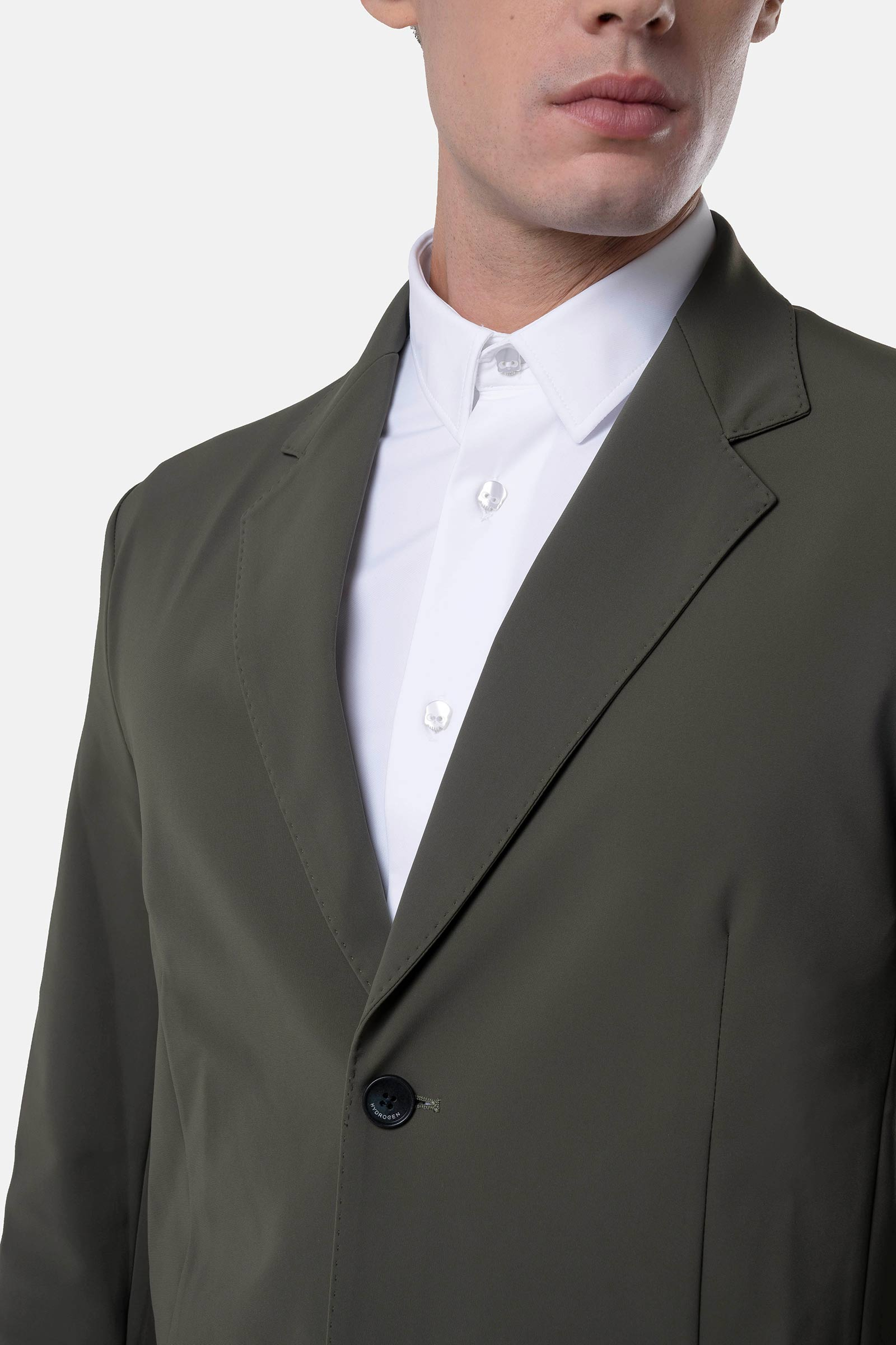CLASSIC JACKET - GREEN,BEIGE - Hydrogen - Luxury Sportwear