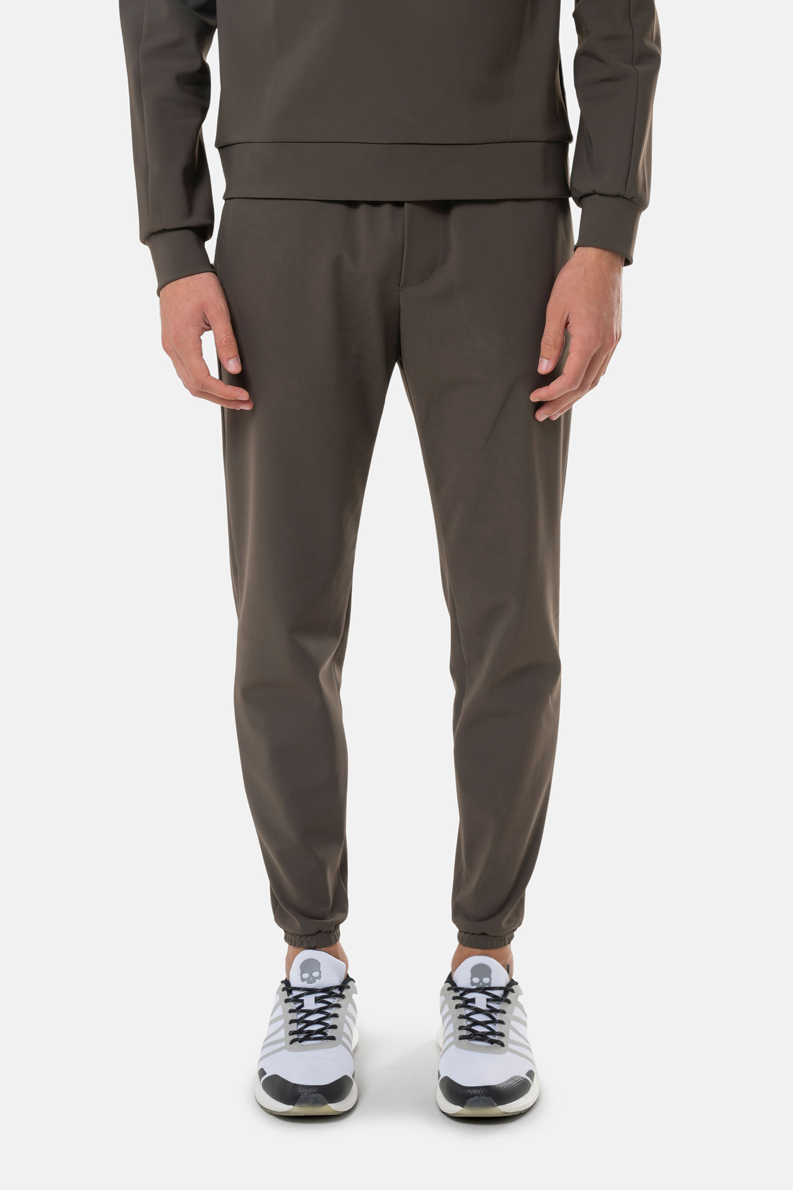 TRACKSUIT PANTS - GREY - Hydrogen - Luxury Sportwear