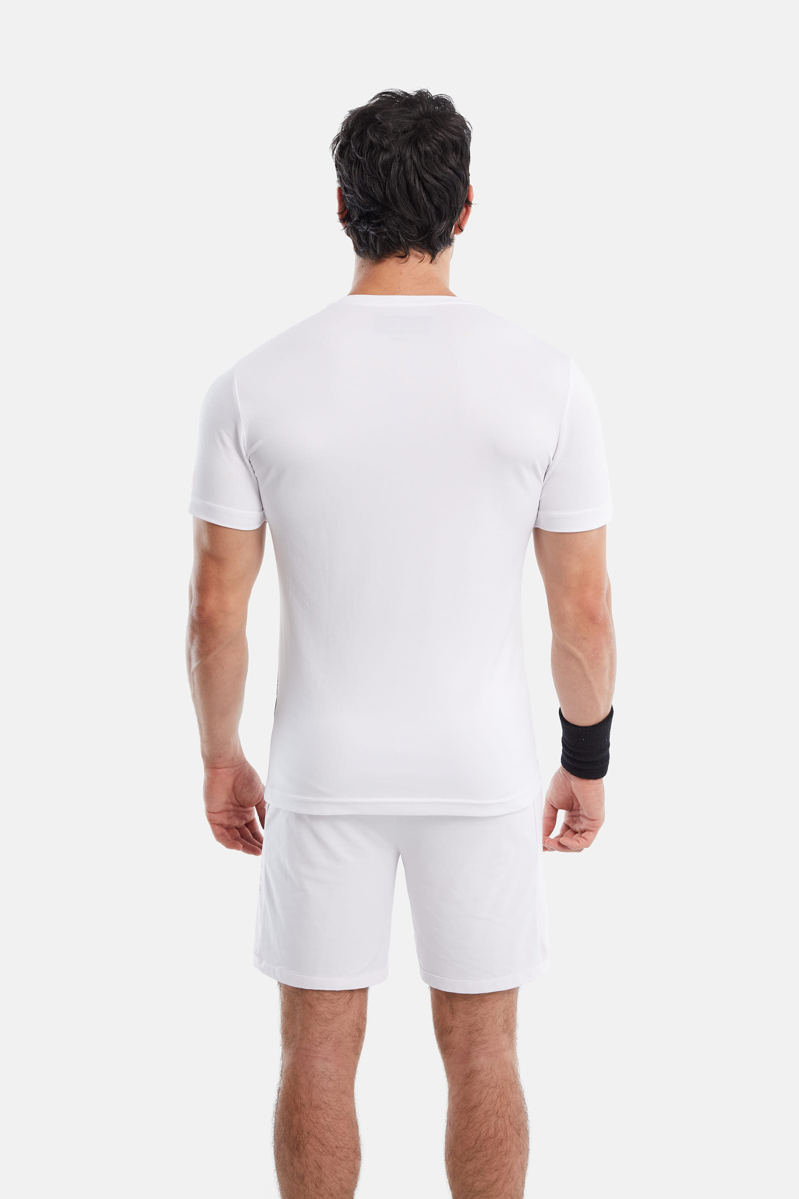 T-SHIRT SMANICATA BRUSH - WHITE - Abbigliamento sportivo | Hydrogen