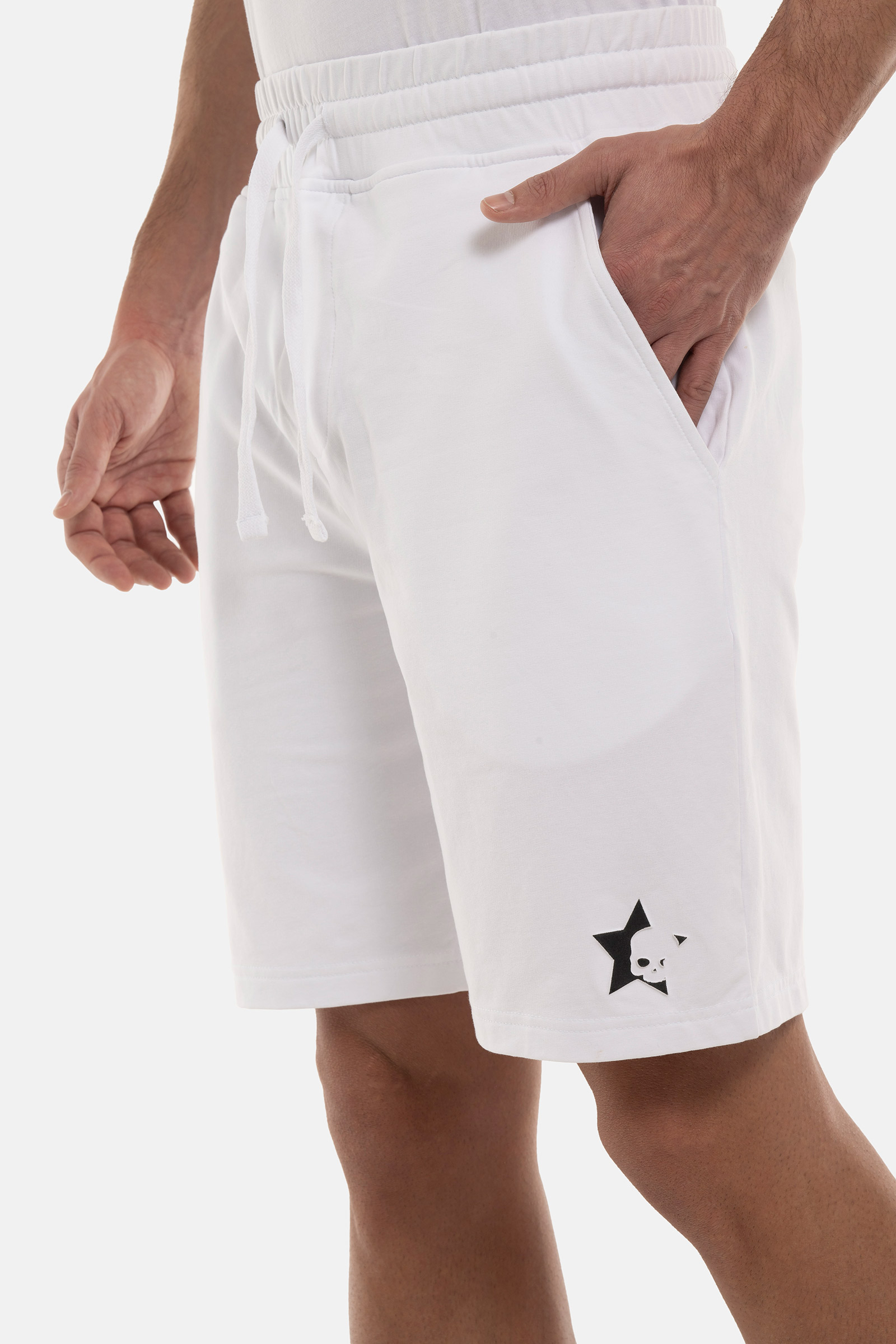 STARS SHORTS - WHITE - Hydrogen - Luxury Sportwear