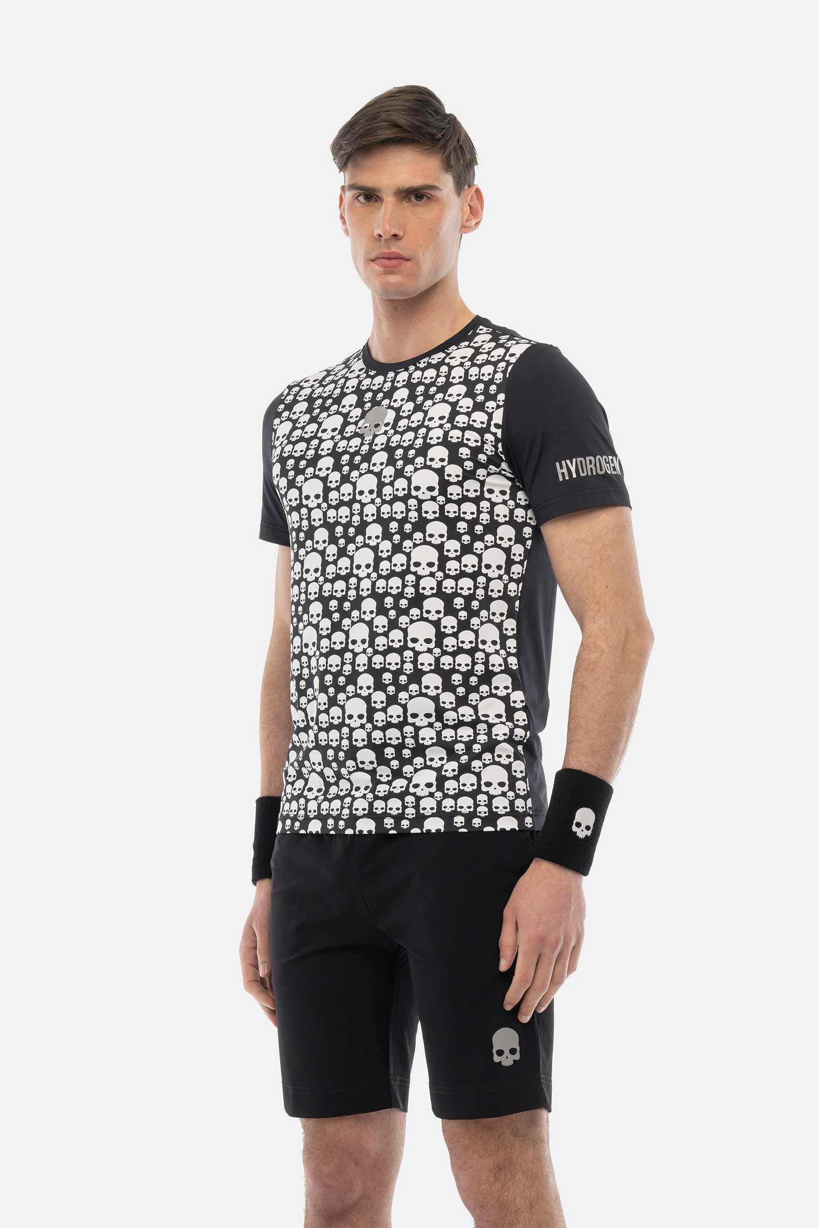 MULTICONS TECH T-SHIRT - WHITE,BLACK - Hydrogen - Luxury Sportwear