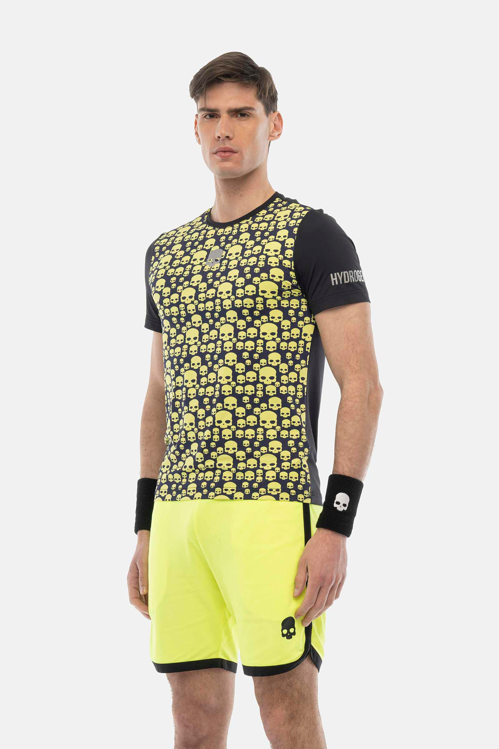 T-Shirt Tecnica Multicons - BLUE NAVY,YELLOW FLUO - Abbigliamento sportivo | Hydrogen