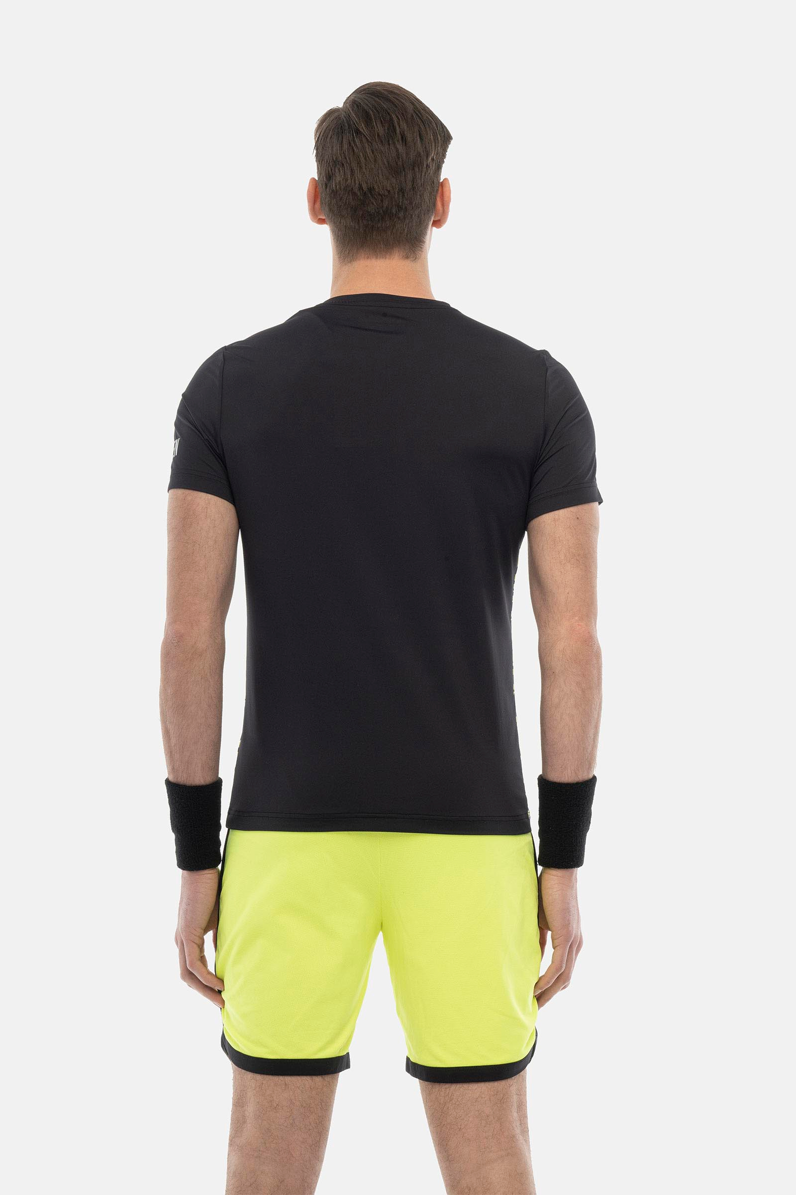 MULTICONS TECH T-SHIRT - BLUE NAVY,YELLOW FLUO - Hydrogen - Luxury Sportwear