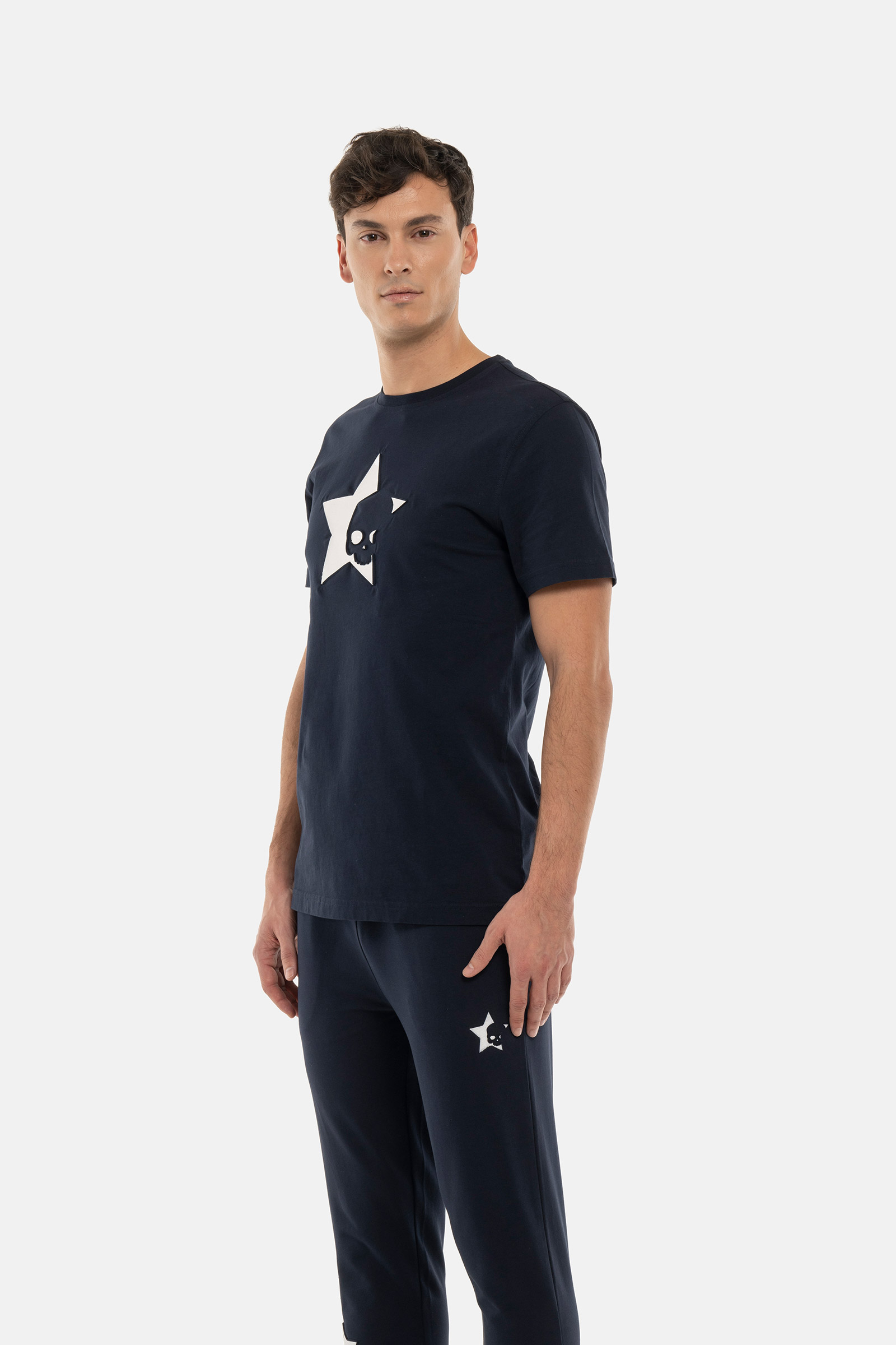 STARS TEE - BLUE - Hydrogen - Luxury Sportwear
