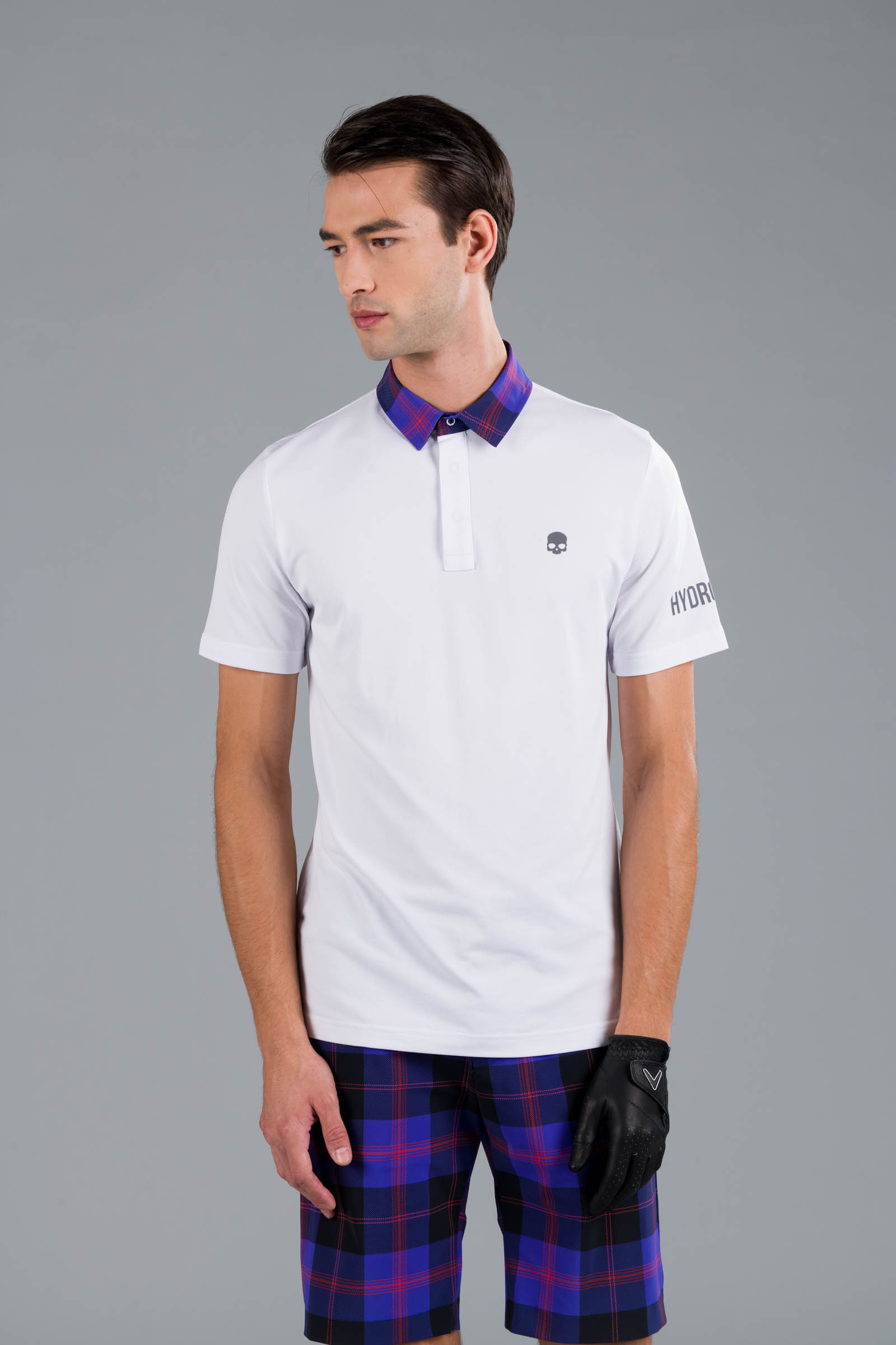 TECH TARTAN NECK POLO - Abbigliamento - Abbigliamento sportivo | Hydrogen