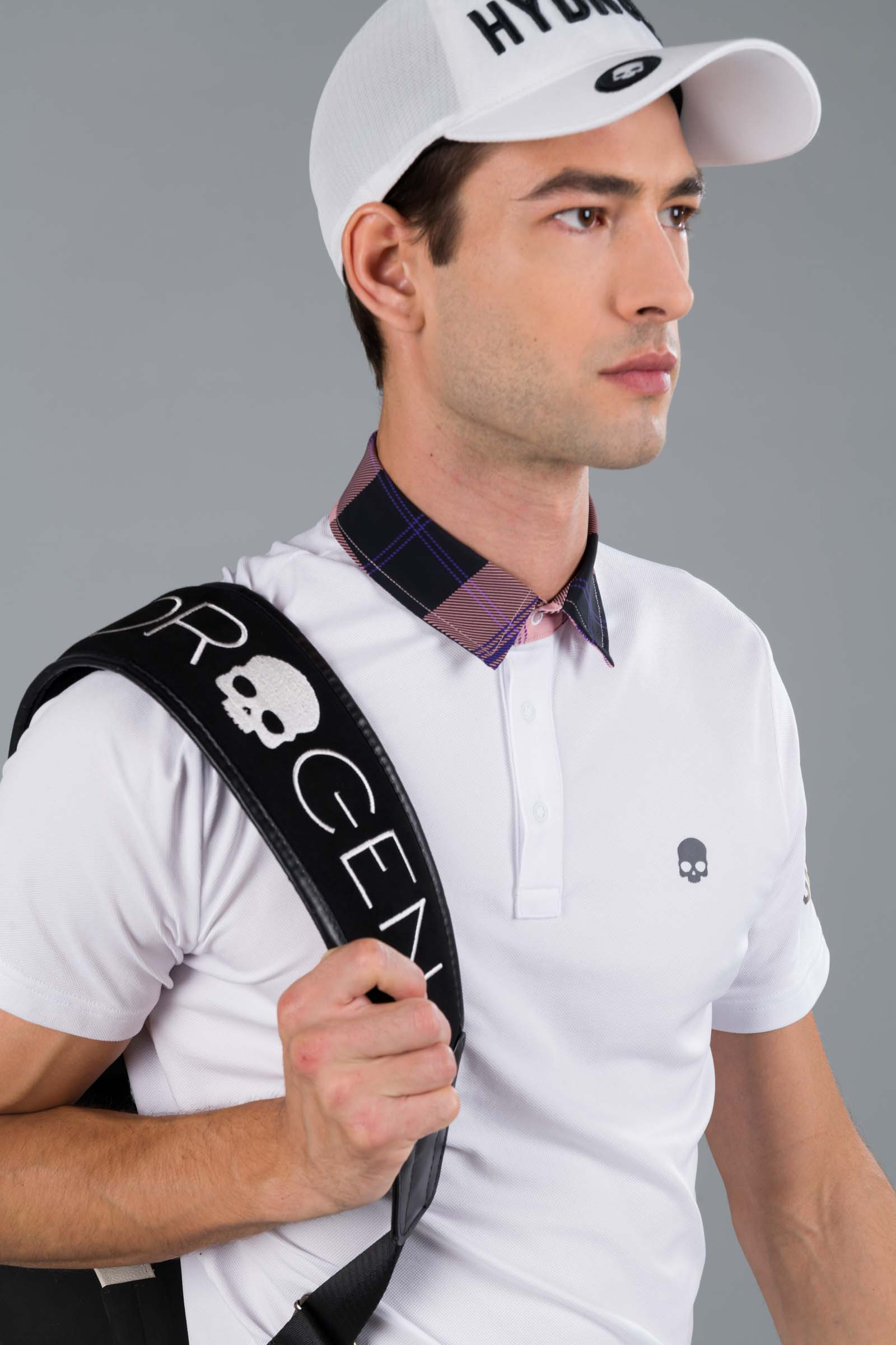 TECH TARTAN NECK POLO - Abbigliamento - Abbigliamento sportivo | Hydrogen