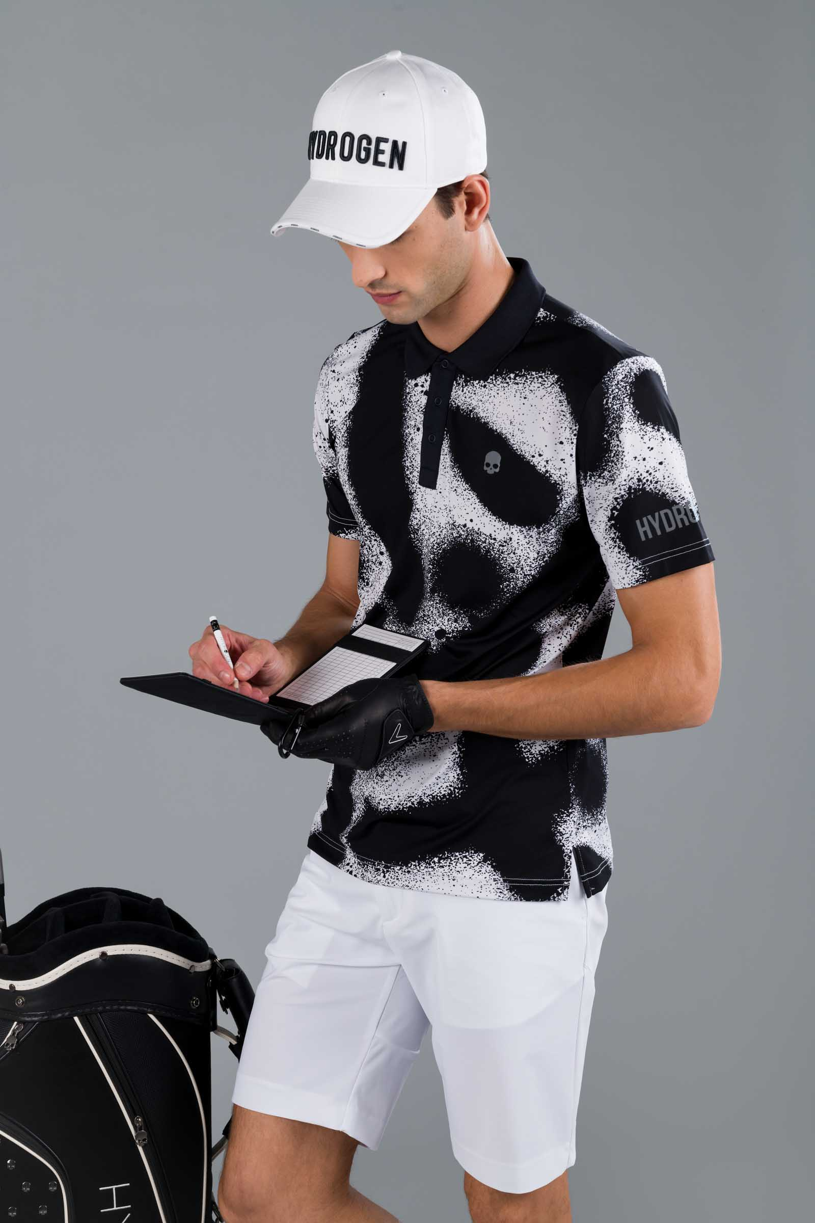 SPRAY POLO - WHITE - Hydrogen - Luxury Sportwear