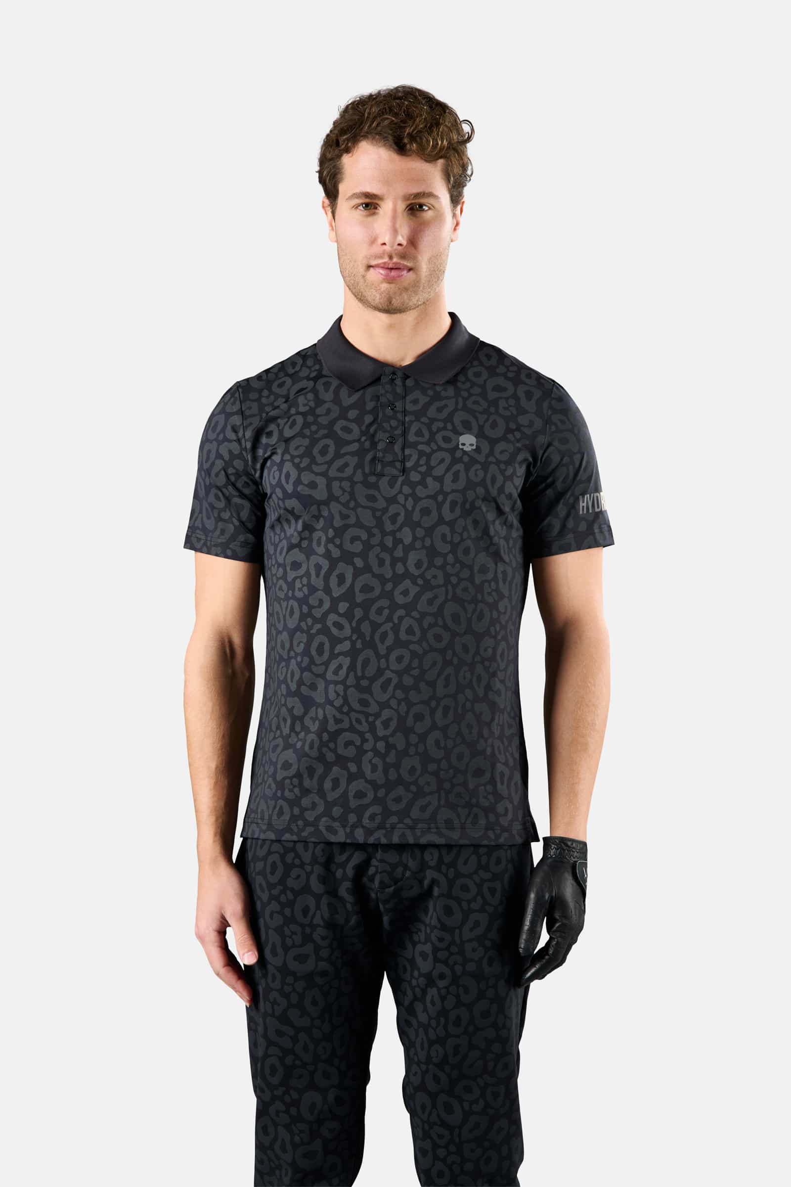 PRINTED POLO - PANTHER - Hydrogen - Luxury Sportwear