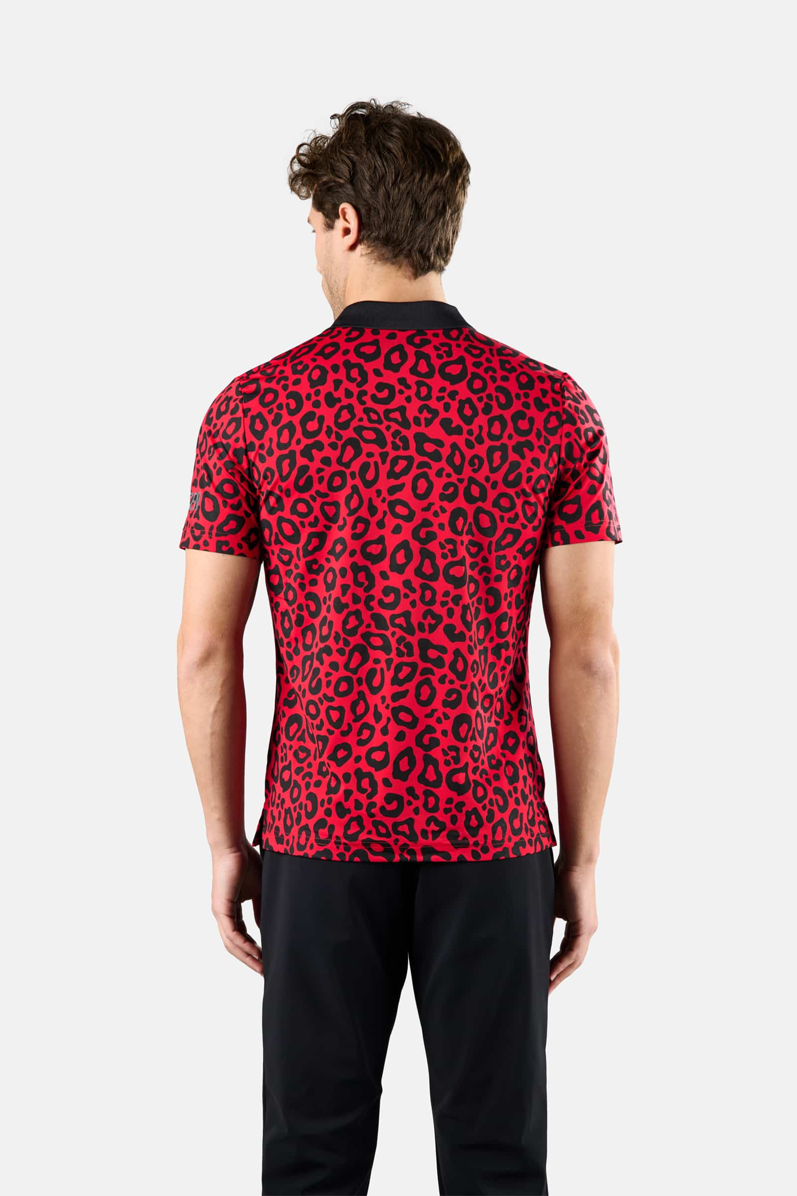 PRINTED POLO - RED PANTHER - Hydrogen - Luxury Sportwear