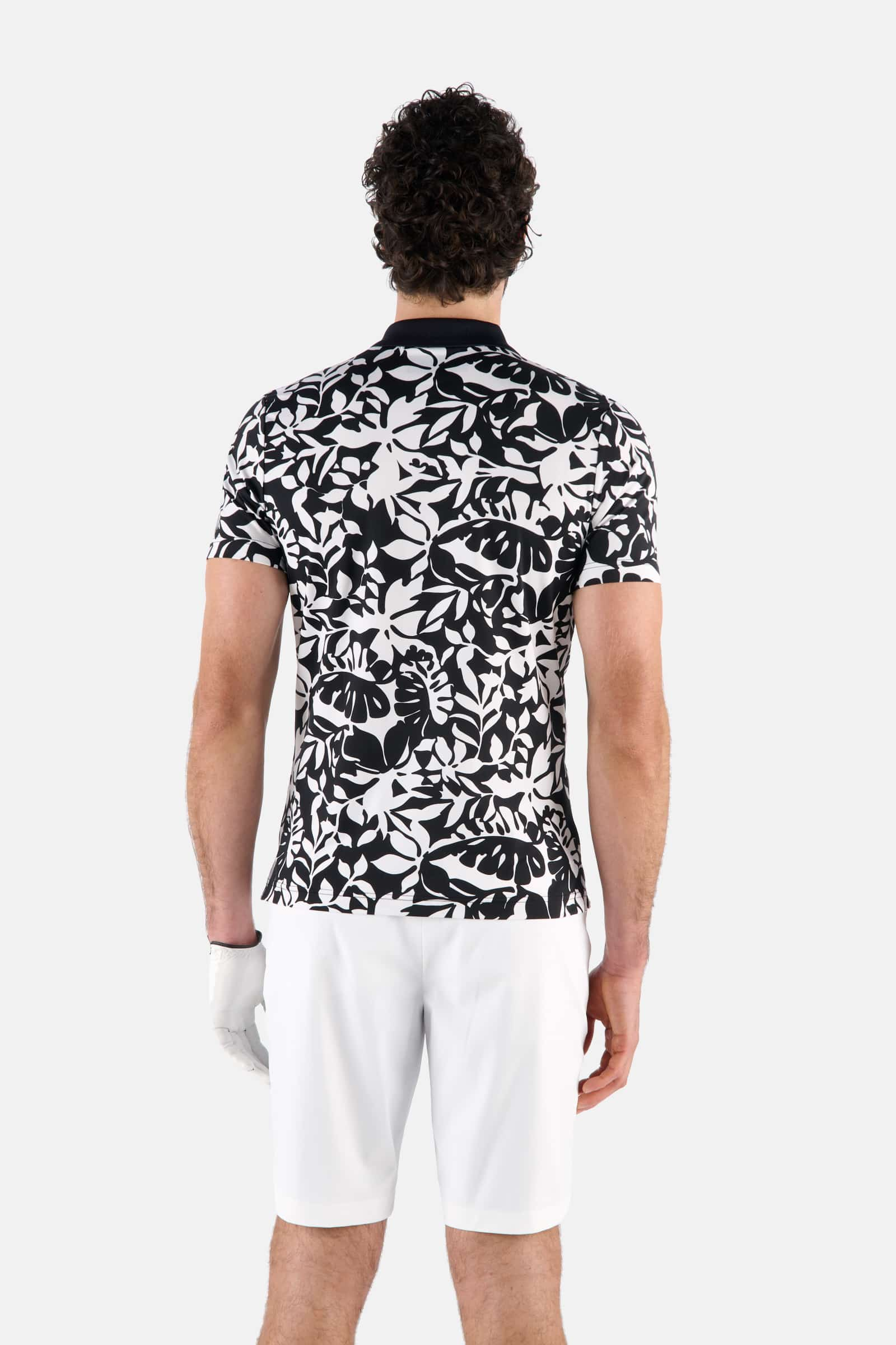 JUNGLE GOLF POLO COMFORT - WHITE,BLACK - Hydrogen - Luxury Sportwear