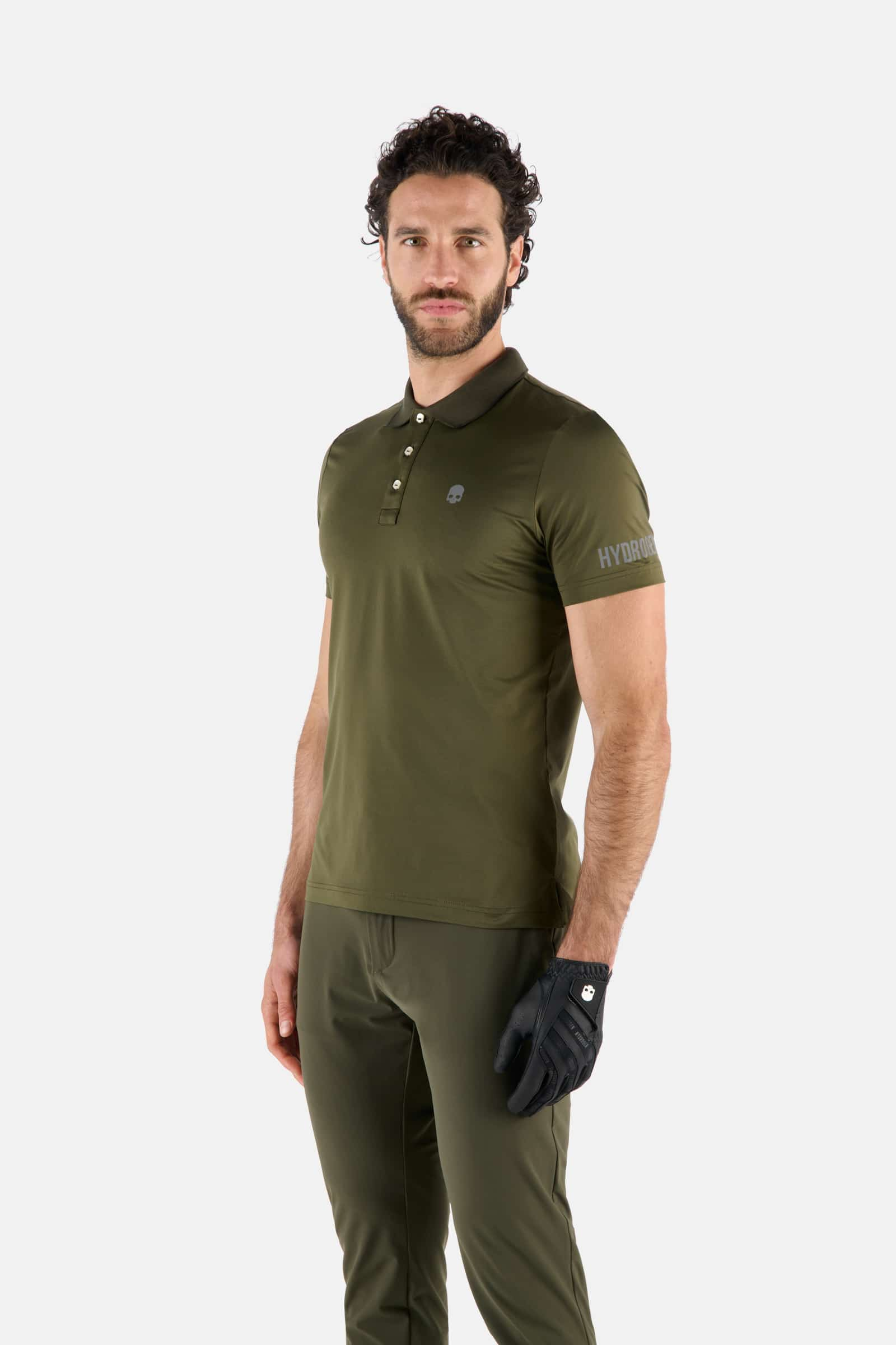 BASIC GOLF POLO - GREEN - Hydrogen - Luxury Sportwear