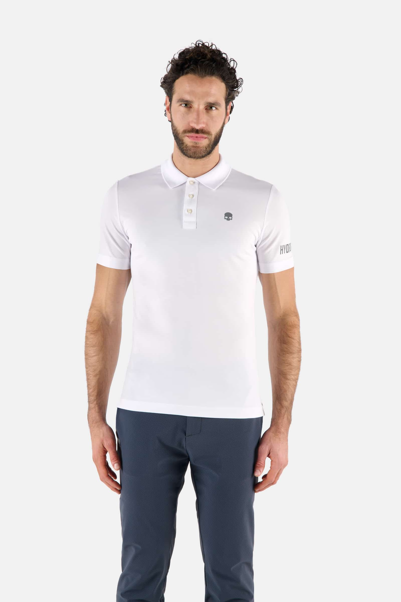 GOLF PIQUET POLO COMFORT - WHITE - Hydrogen - Luxury Sportwear