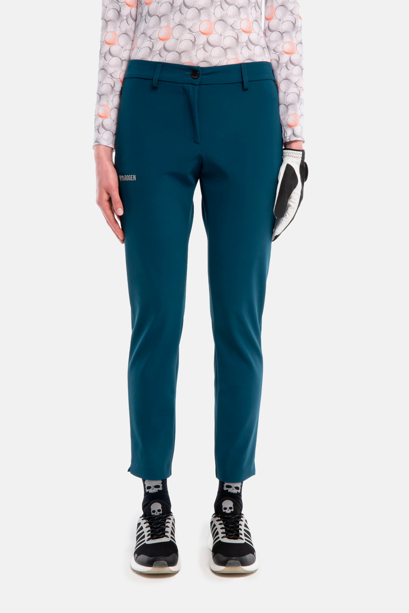 H2 TECH PANTS - BLUE,ORANGE - Hydrogen - Luxury Sportwear