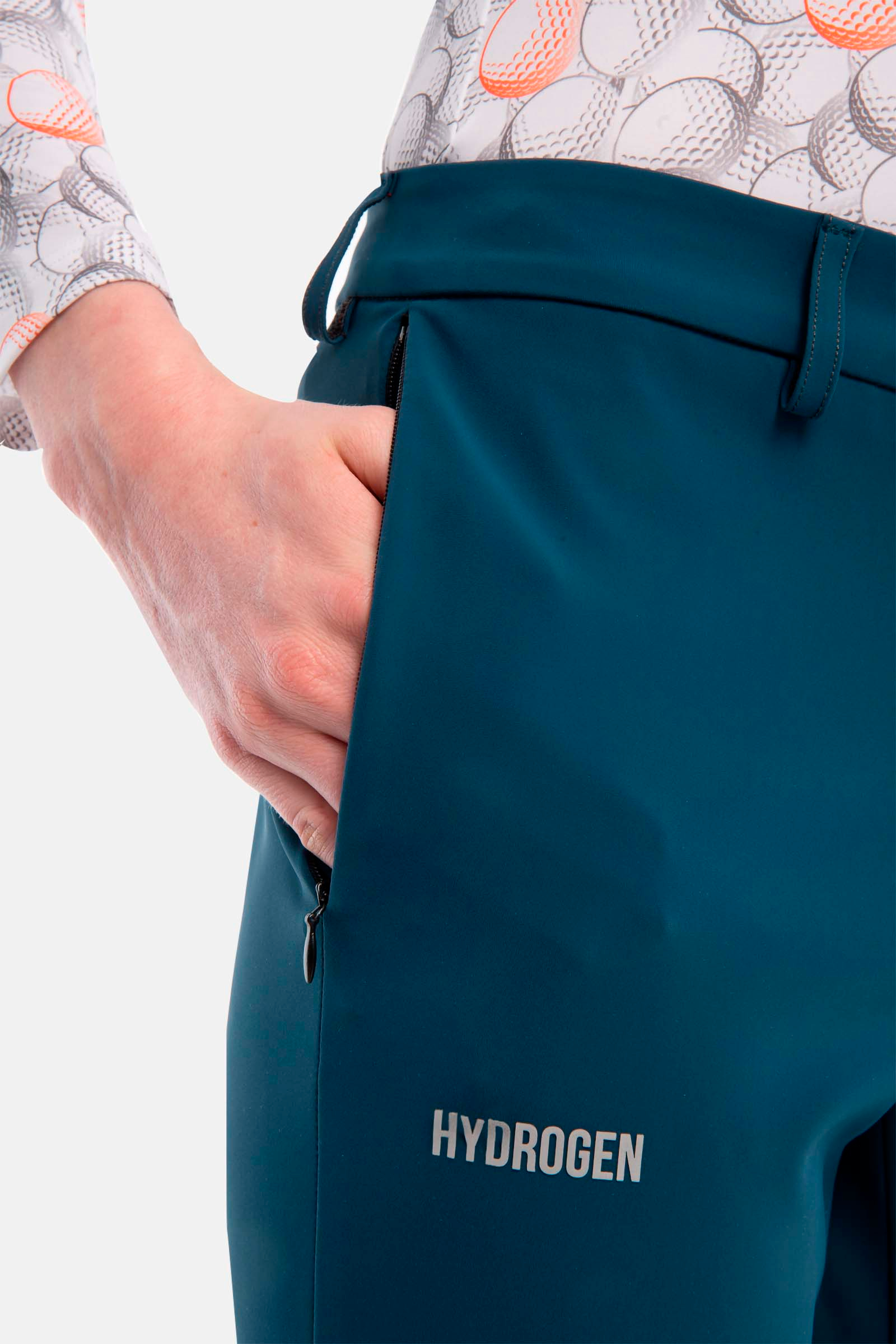 H2 TECH PANTS - BLUE,ORANGE - Hydrogen - Luxury Sportwear