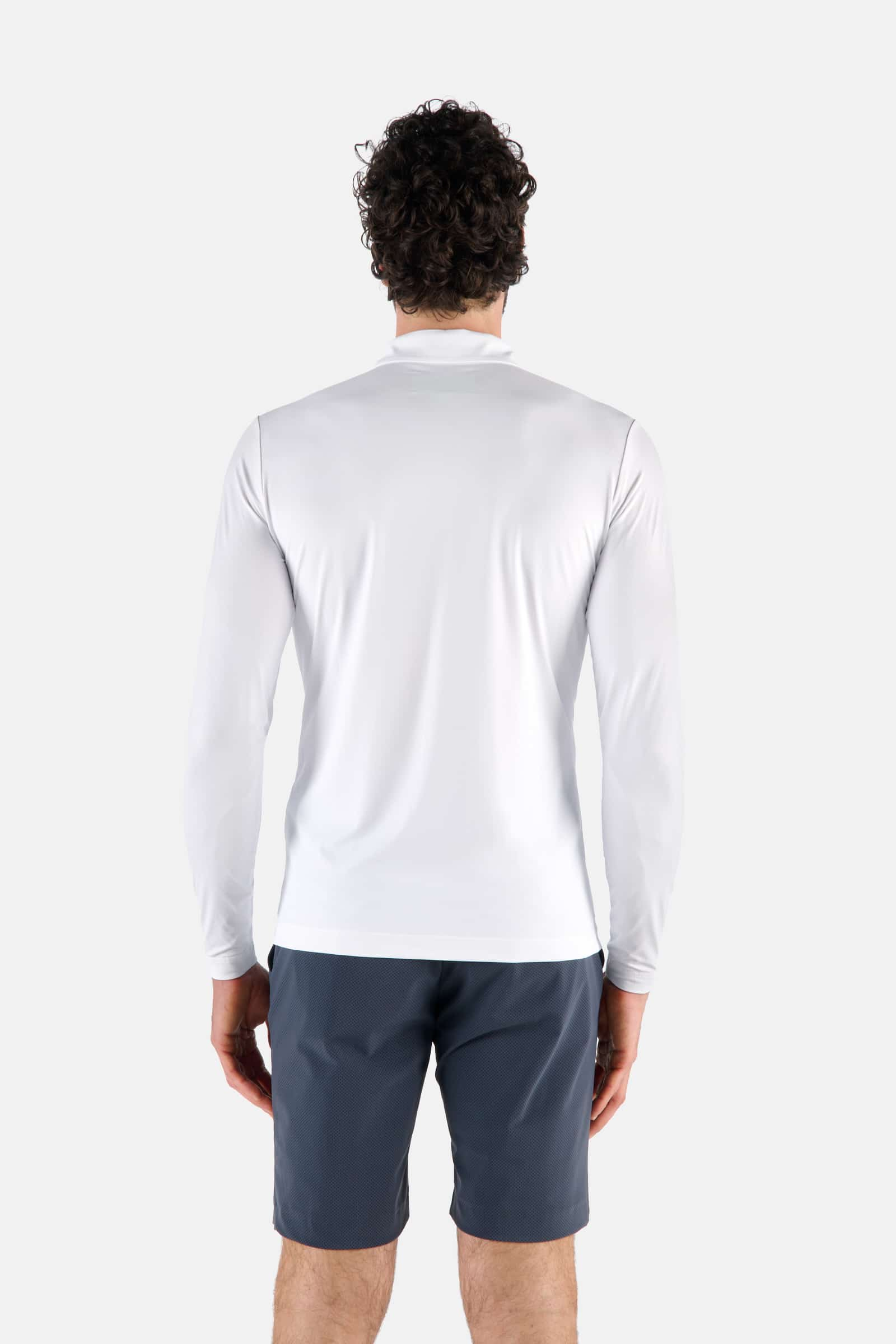 POCKET POLO LS - WHITE - Hydrogen - Luxury Sportwear