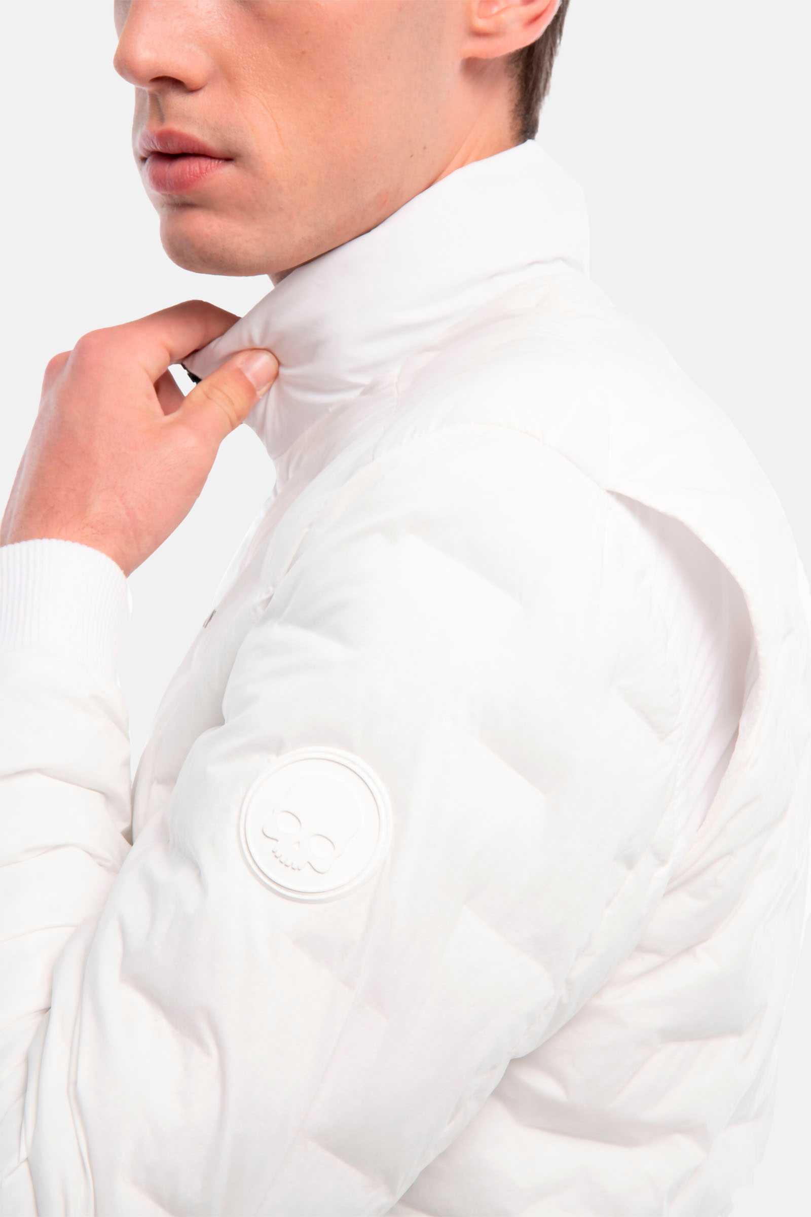 DOWN JACKET - WHITE - Hydrogen - Luxury Sportwear