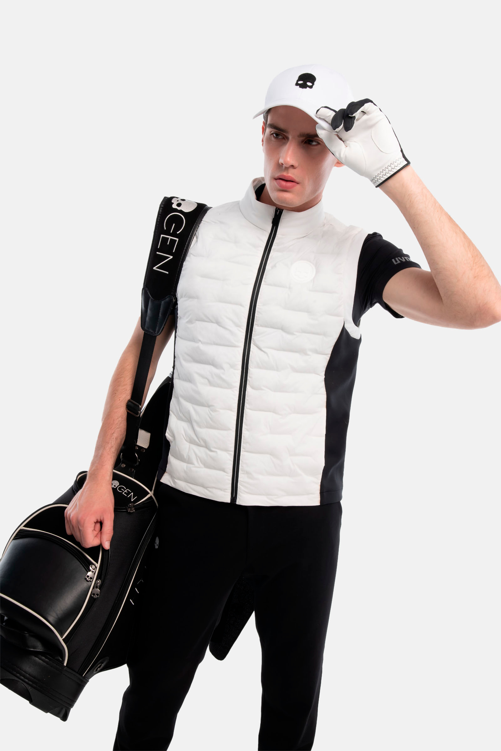 DOWN VEST - WHITE - Hydrogen - Luxury Sportwear