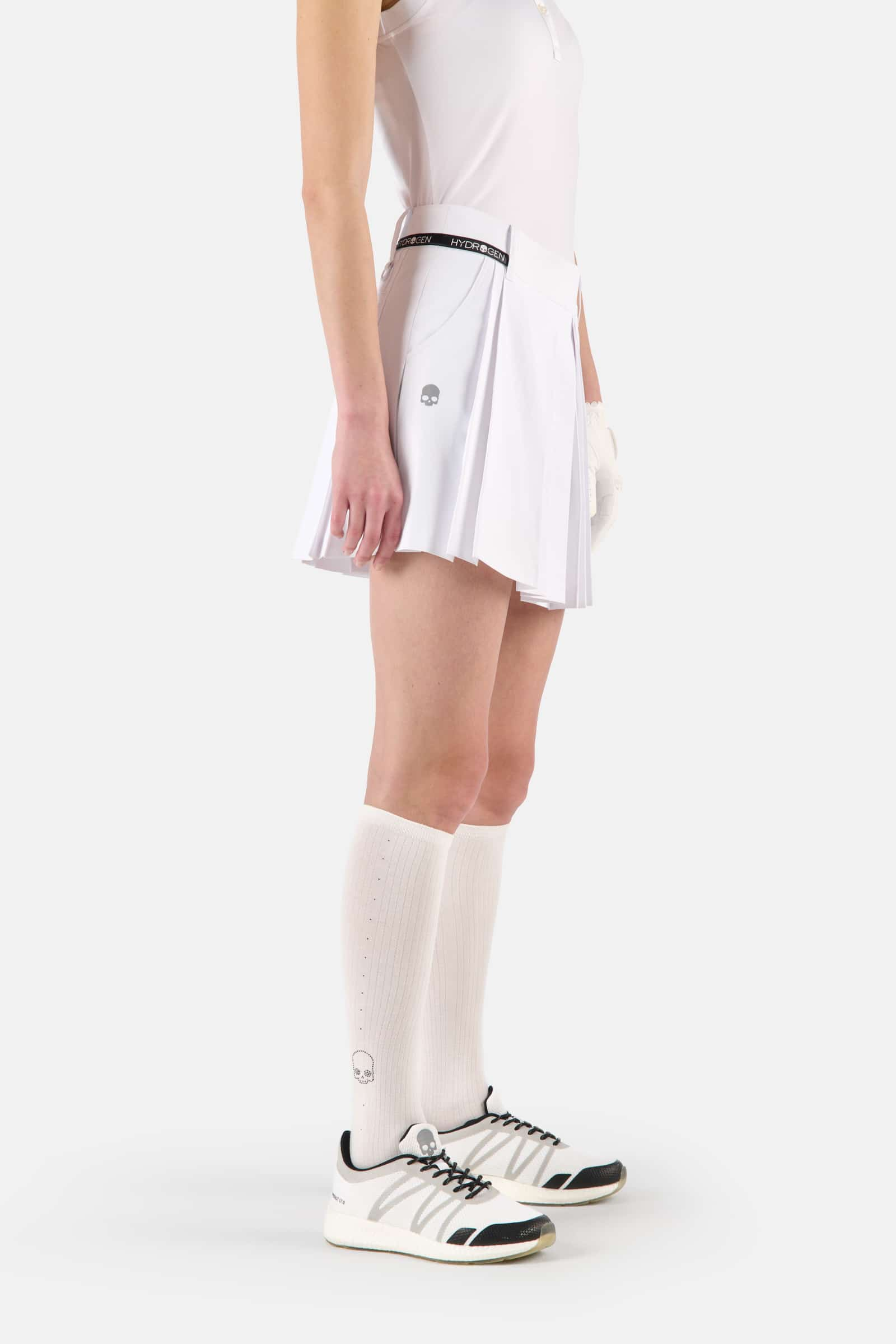 TECH SKIRT - WHITE - Hydrogen - Luxury Sportwear