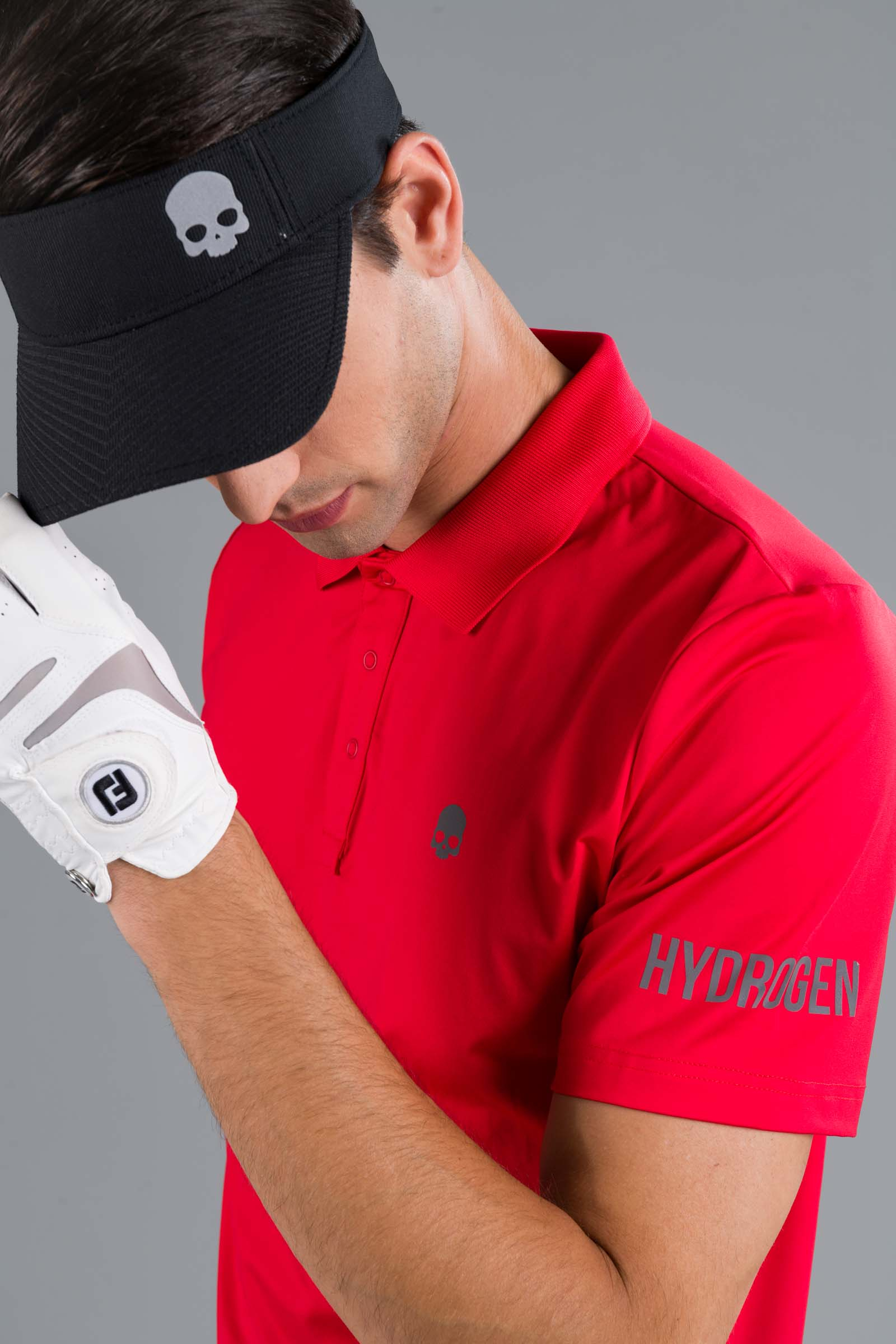 BASIC GOLF POLO - RED - Hydrogen - Luxury Sportwear