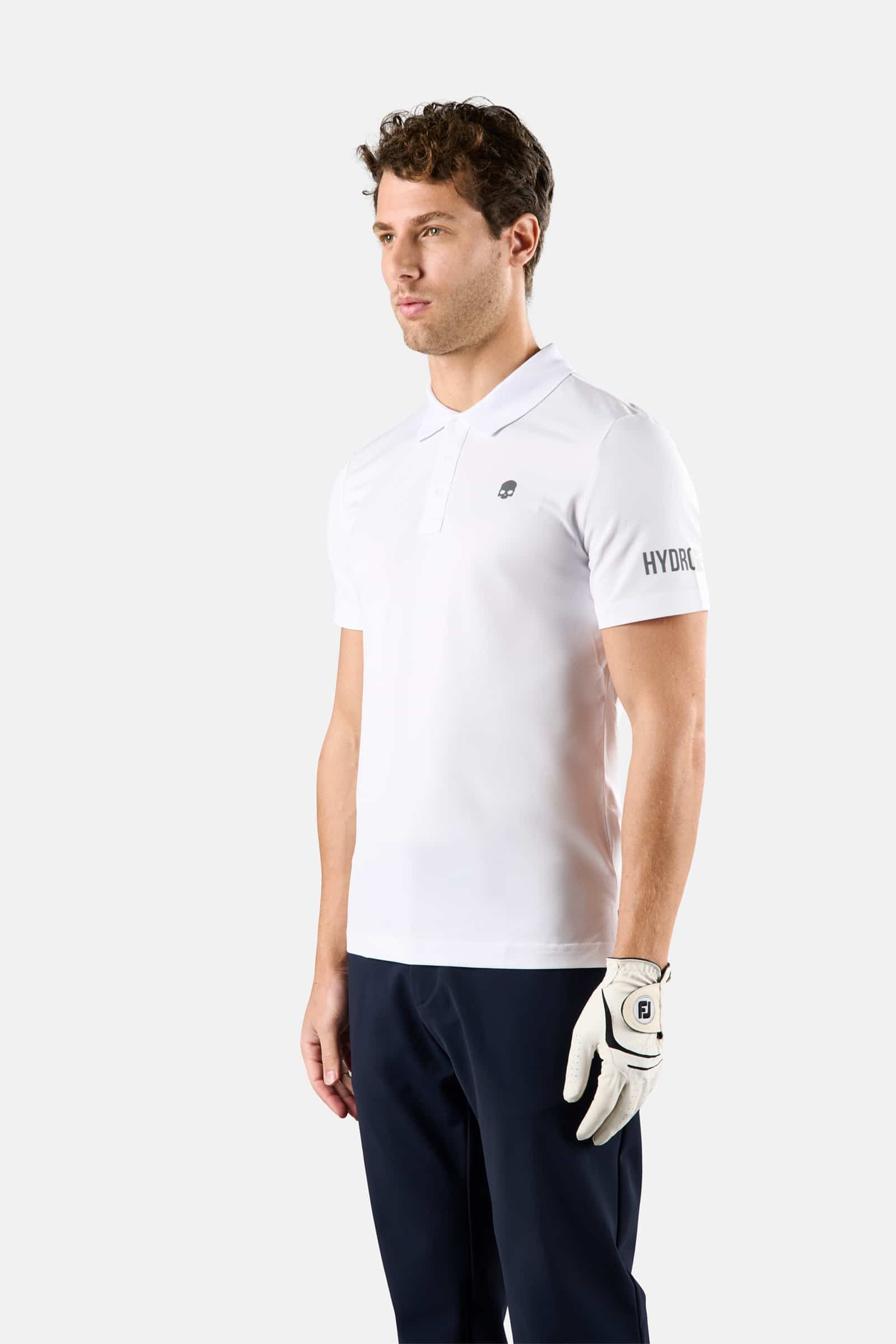 GOLF PIQUET POLO - WHITE - Abbigliamento sportivo | Hydrogen
