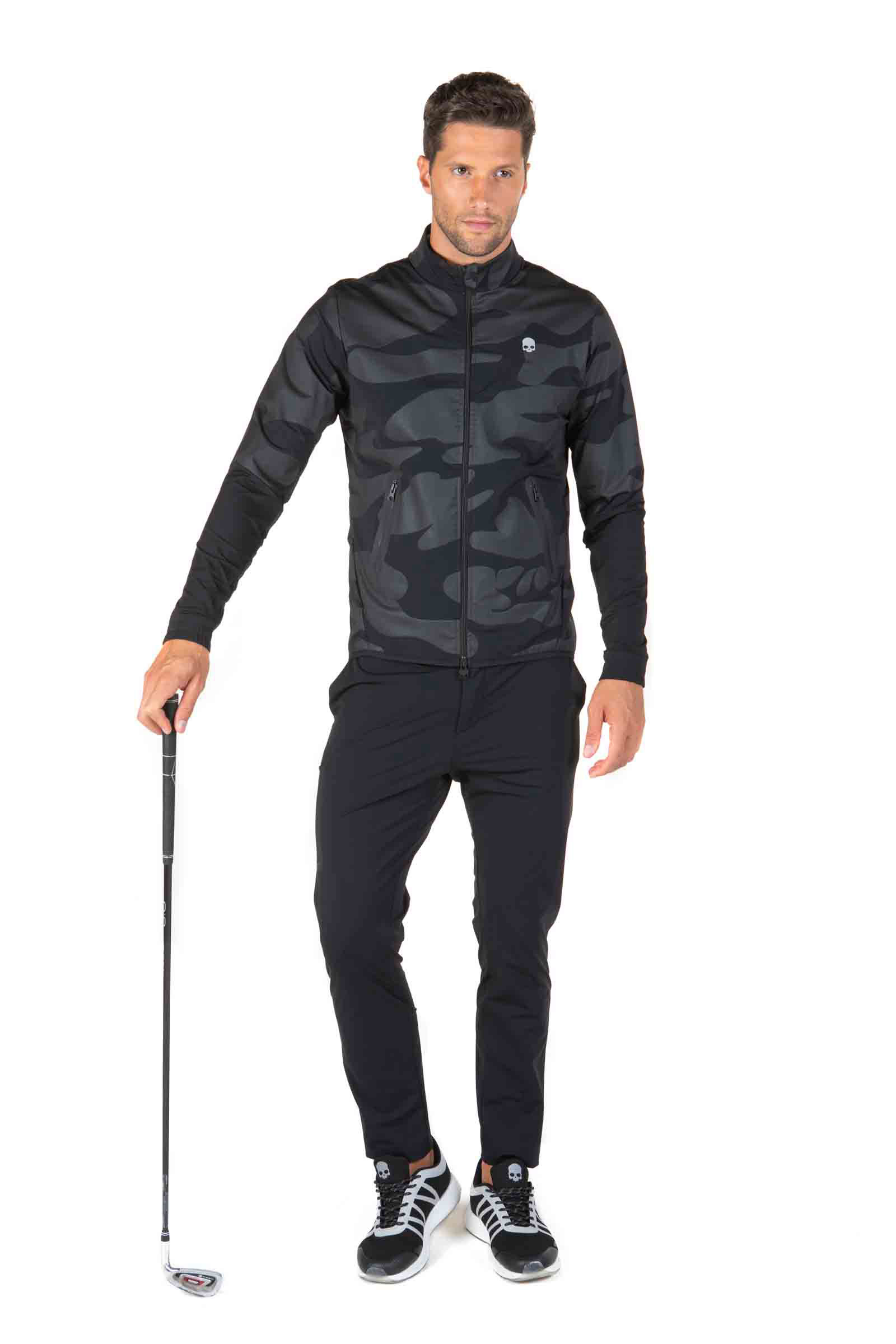 GOLF JKT - BLACK CAMOUFLAGE - Abbigliamento sportivo | Hydrogen