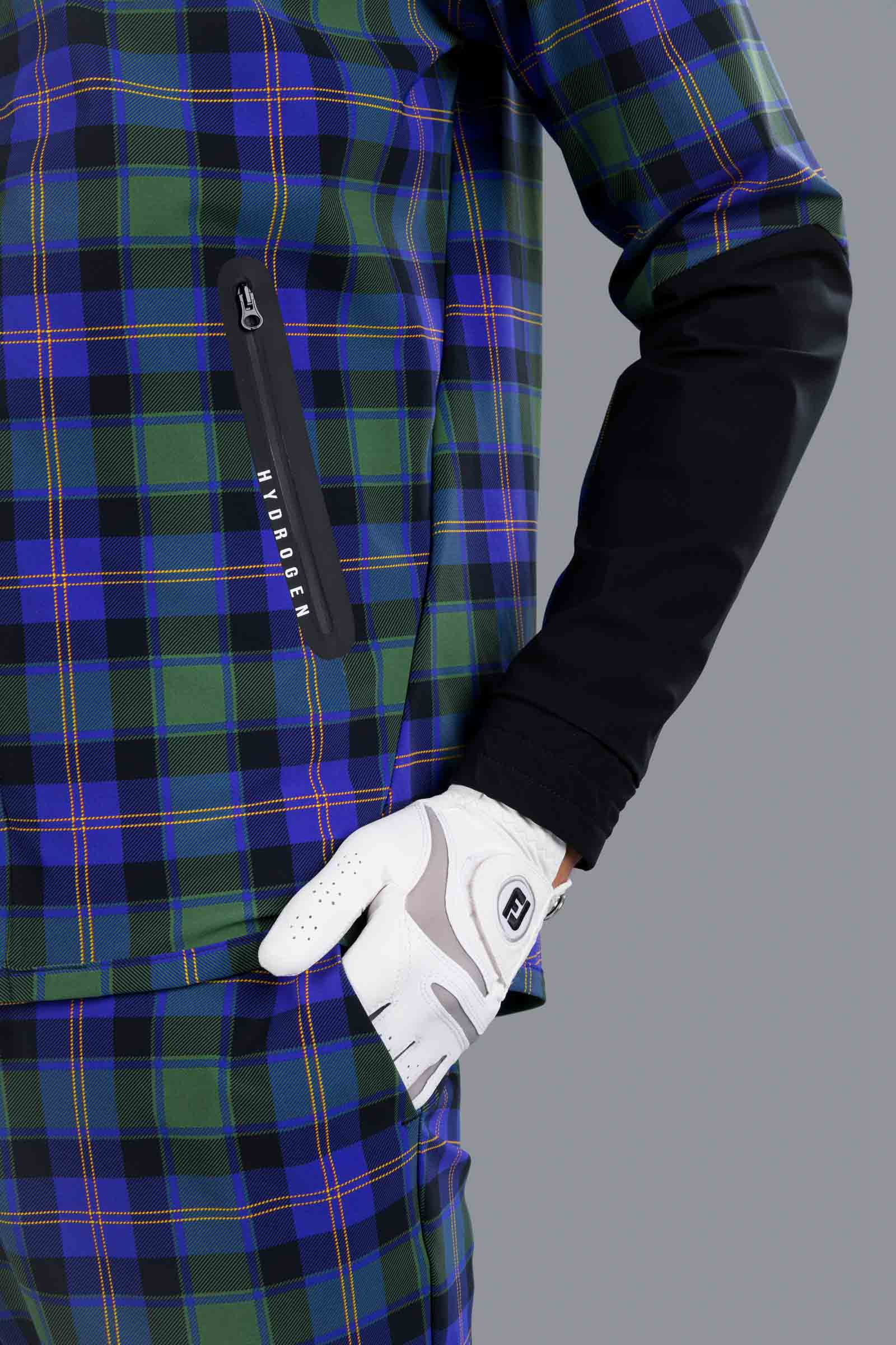 GOLF JKT - DIS. 5 GREEN/PURPLE - Hydrogen - Luxury Sportwear