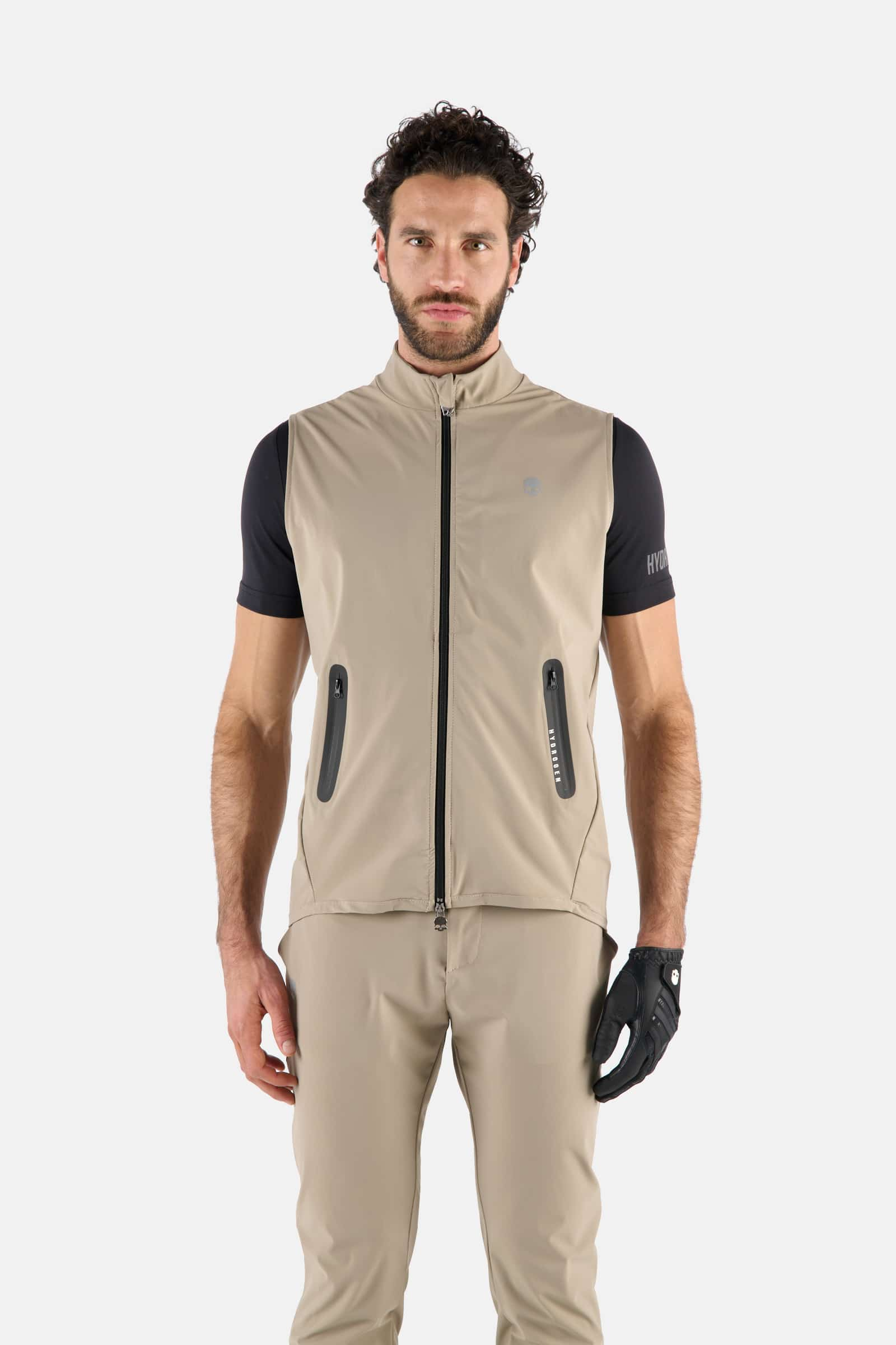 GOLF VEST - BEIGE - Hydrogen - Luxury Sportwear
