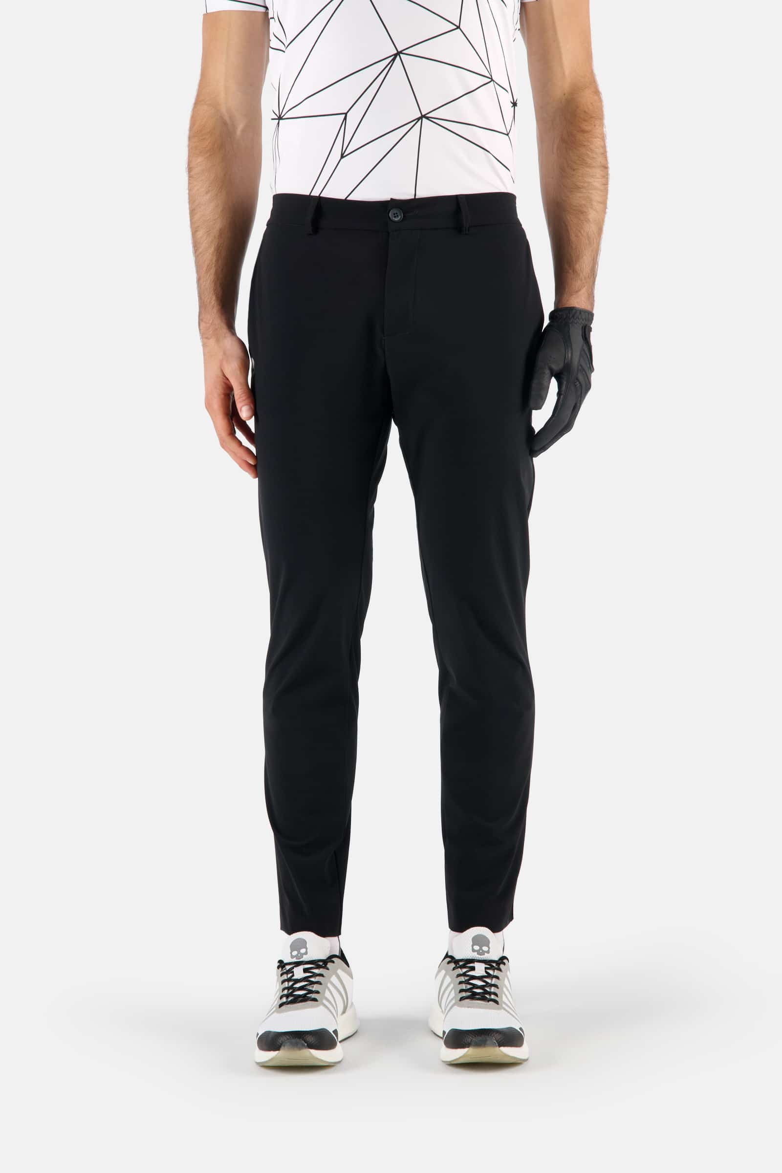 GOLF PANTS - BLACK - Abbigliamento sportivo | Hydrogen
