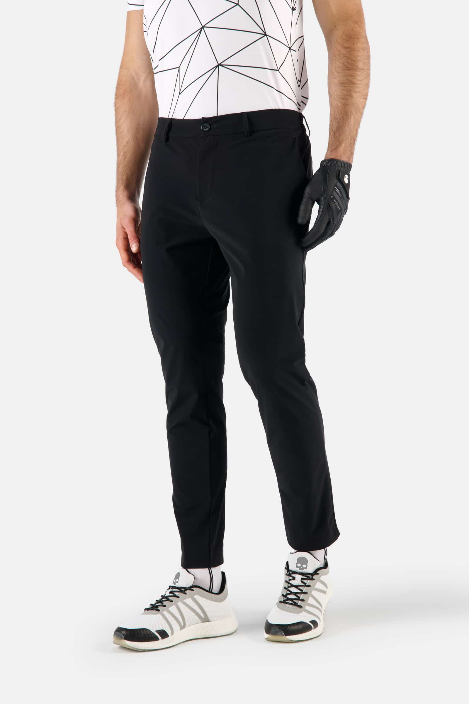 GOLF PANTS - BLACK - Hydrogen - Luxury Sportwear