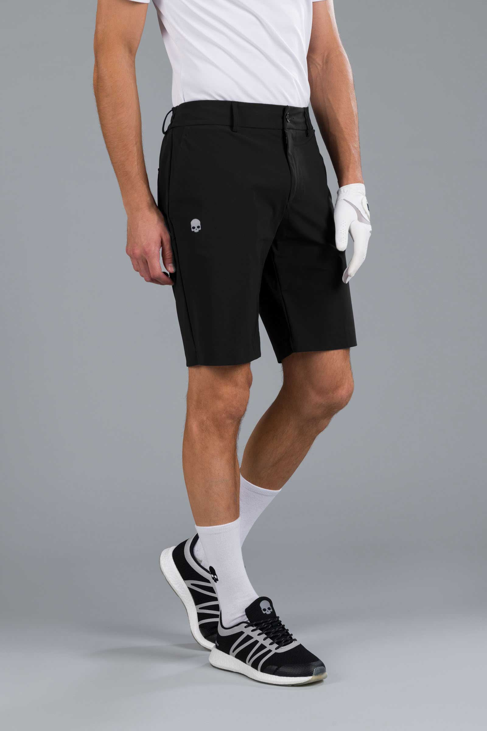 GOLF SHORTS - BLACK - Hydrogen - Luxury Sportwear