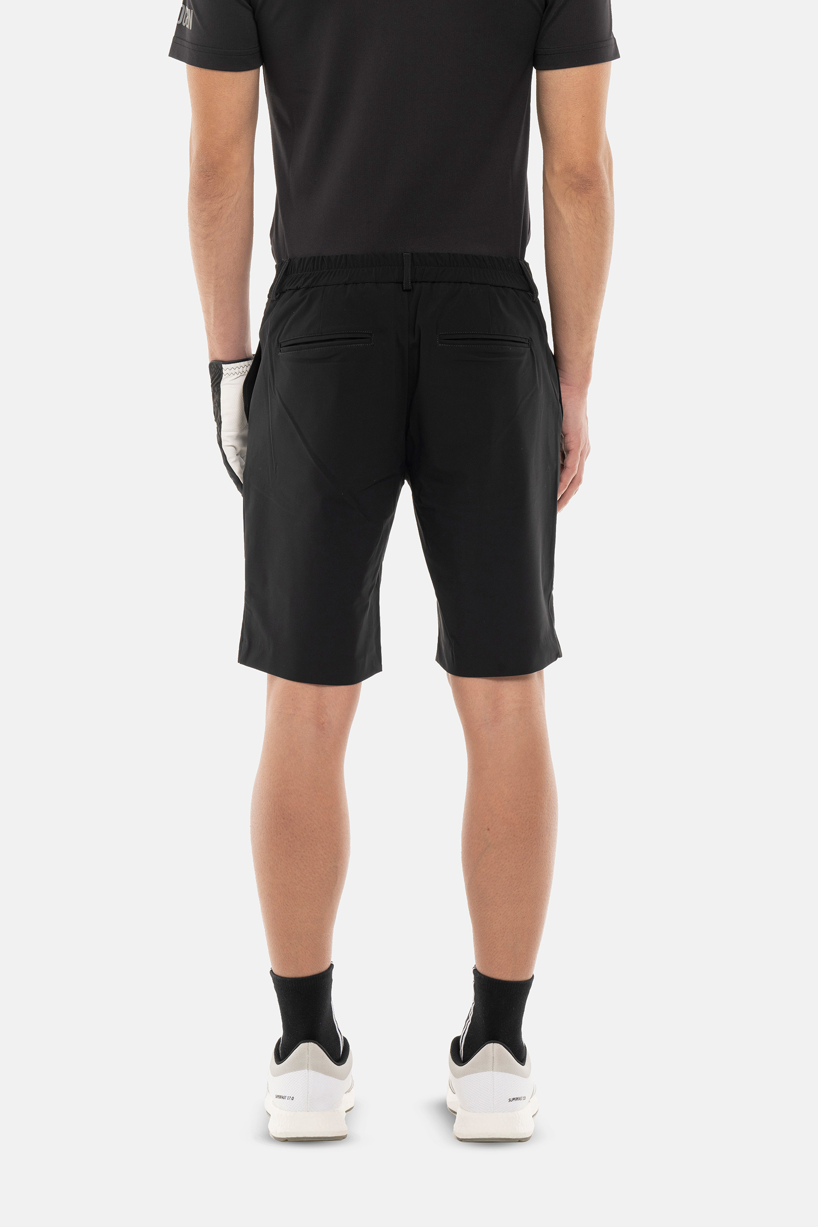 GOLF SHORTS - BLACK - Hydrogen - Luxury Sportwear