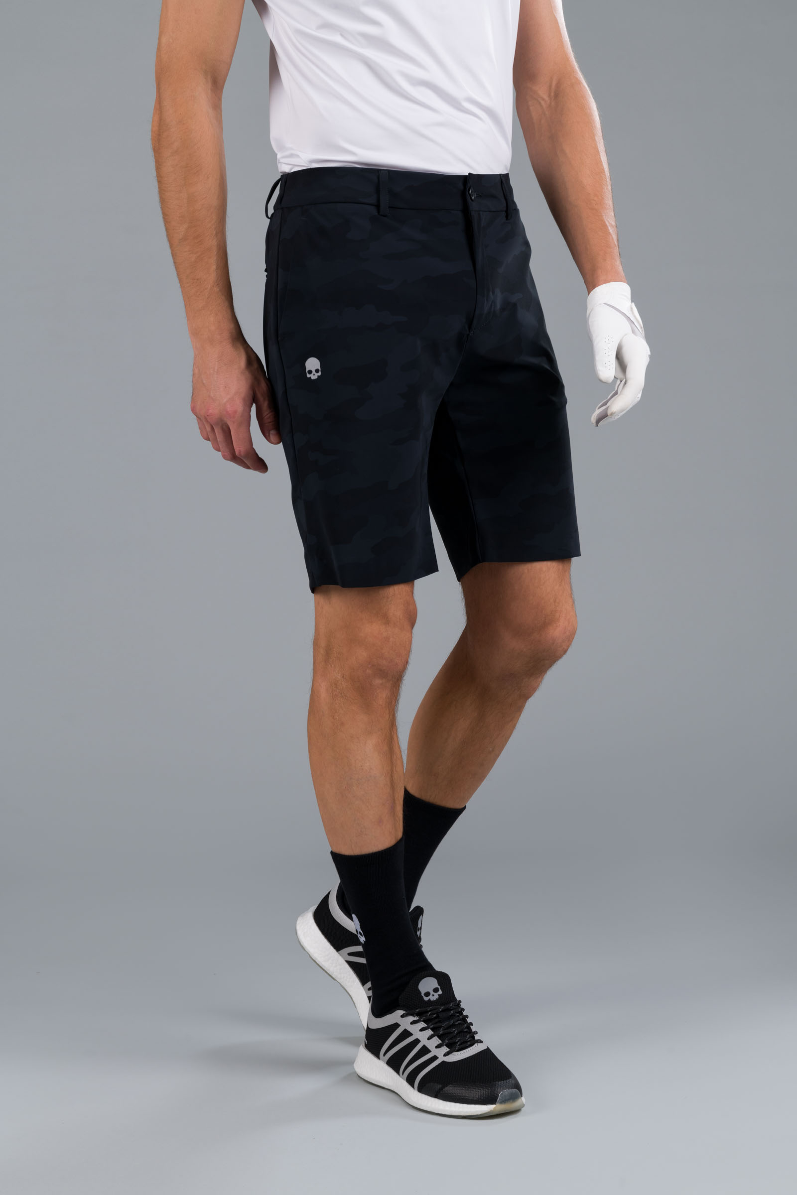 GOLF SHORTS - BLACK CAMOUFLAGE - Abbigliamento sportivo | Hydrogen