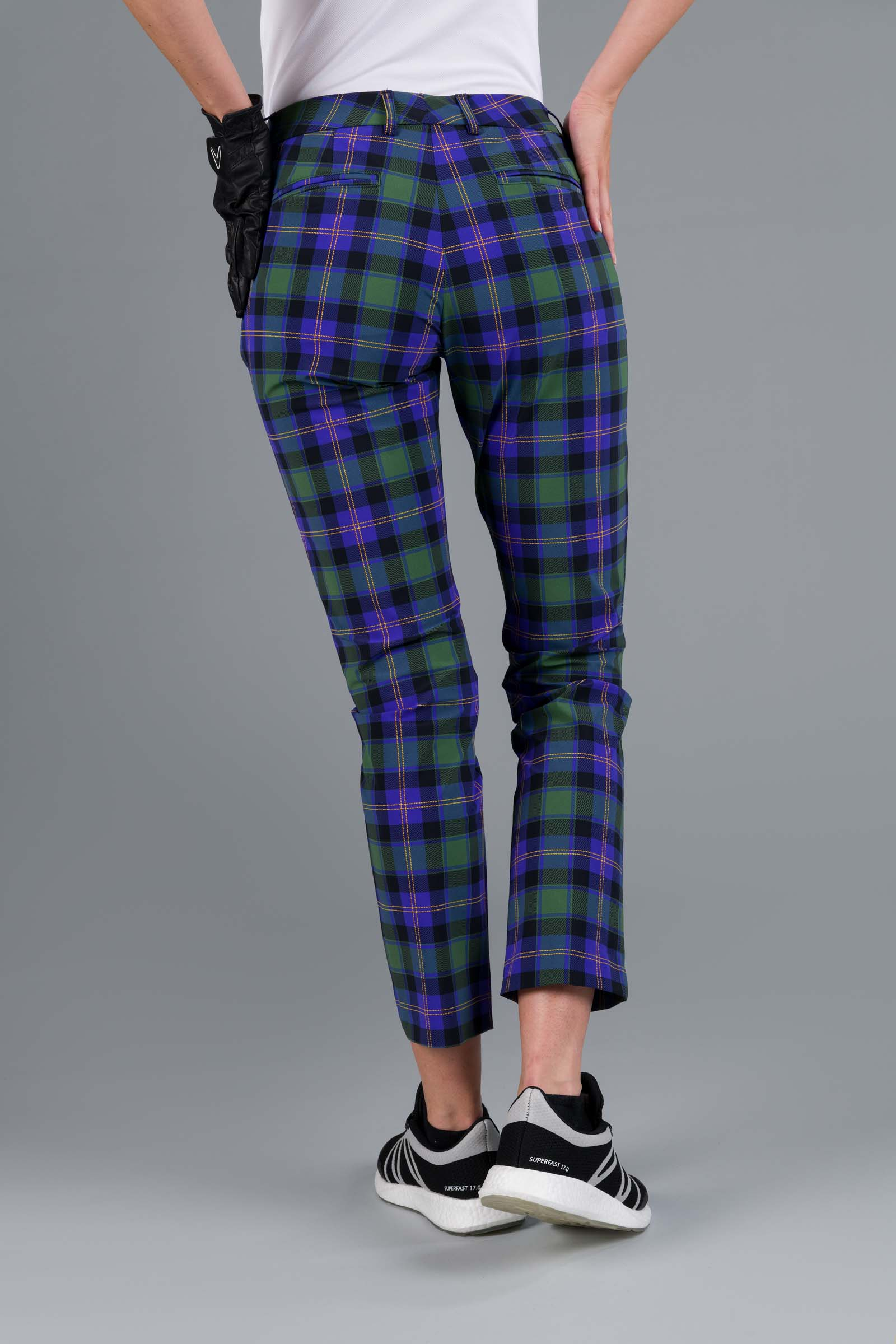GOLF PANTS - DIS. 5 GREEN/PURPLE - Hydrogen - Luxury Sportwear