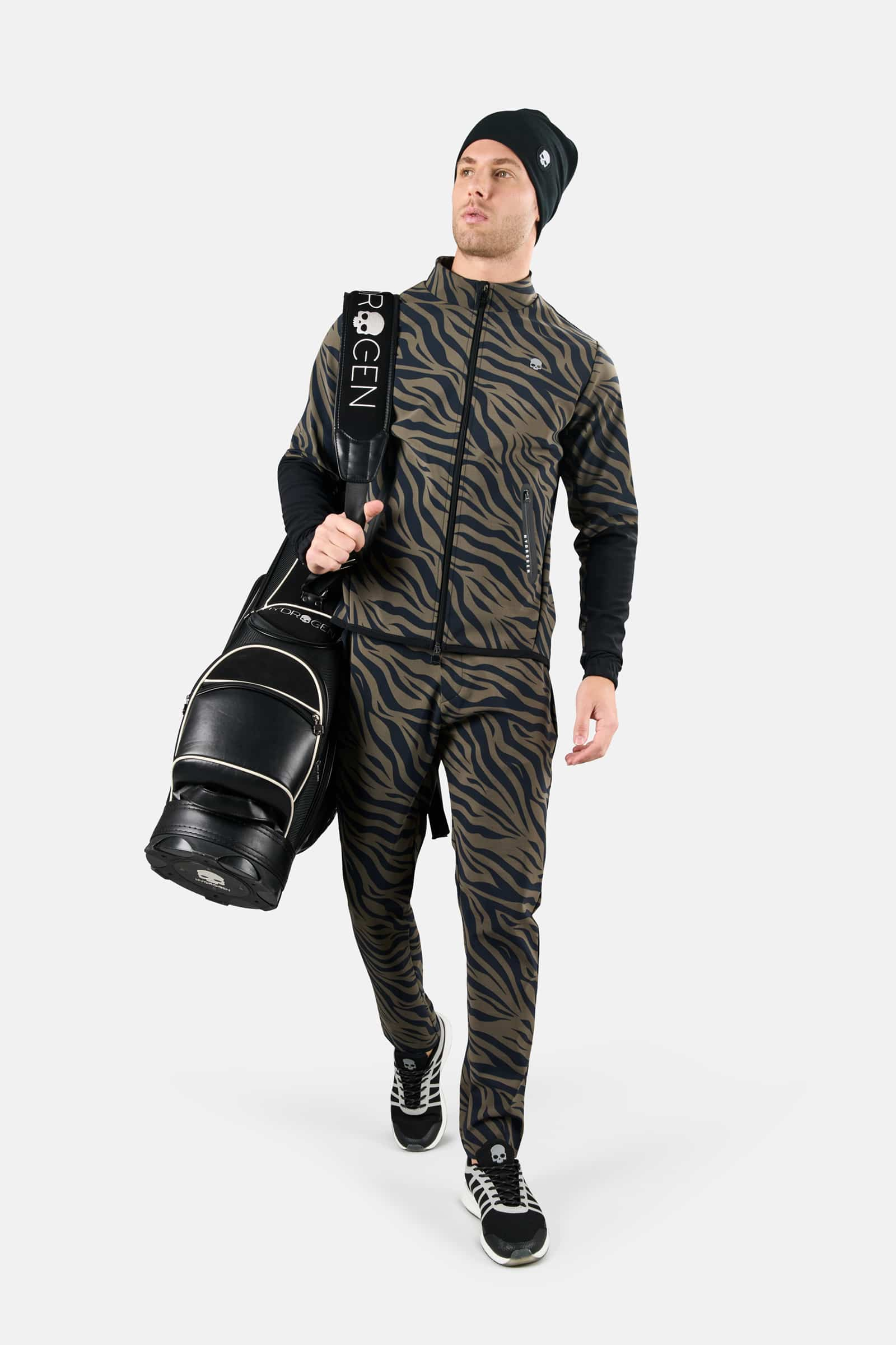 WINTER GOLF JKT - MILITARY GREEN,ZEBRA - Hydrogen - Luxury Sportwear