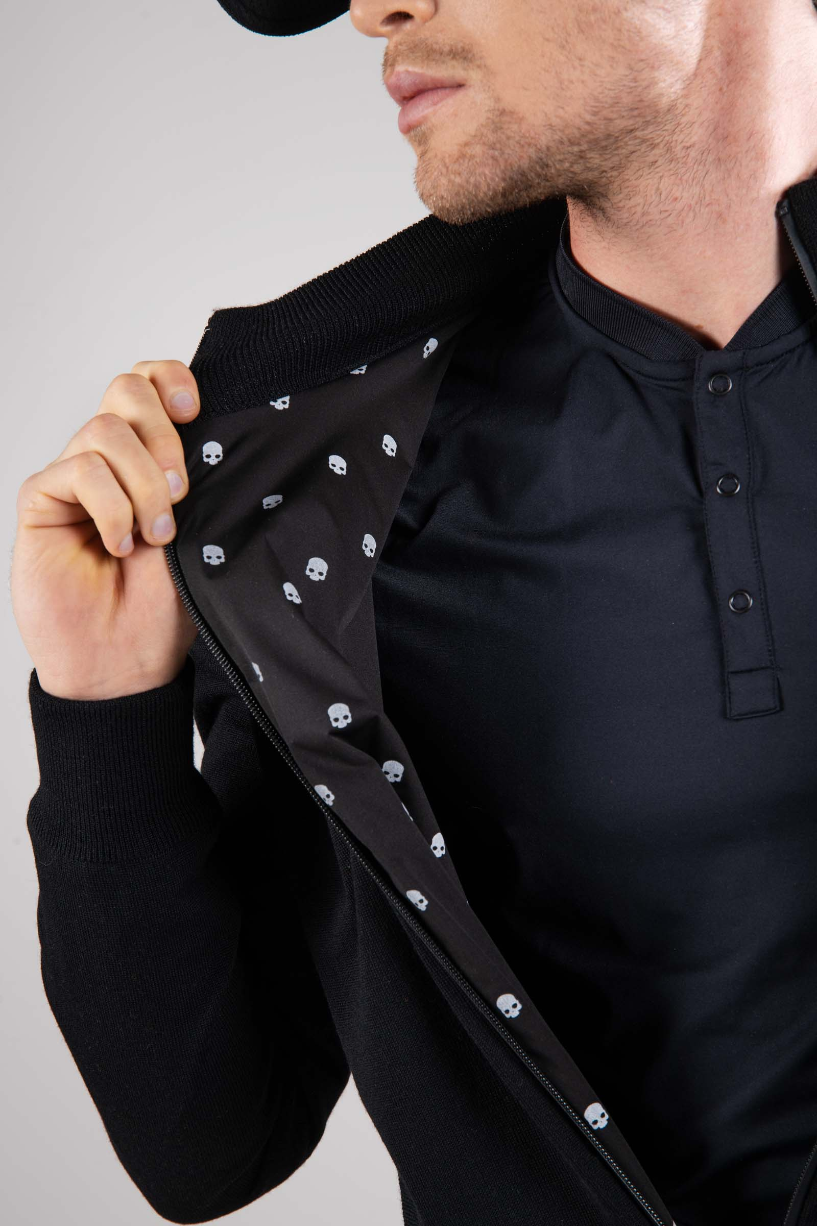 Maglione antivento in lana - BLACK - Abbigliamento sportivo | Hydrogen