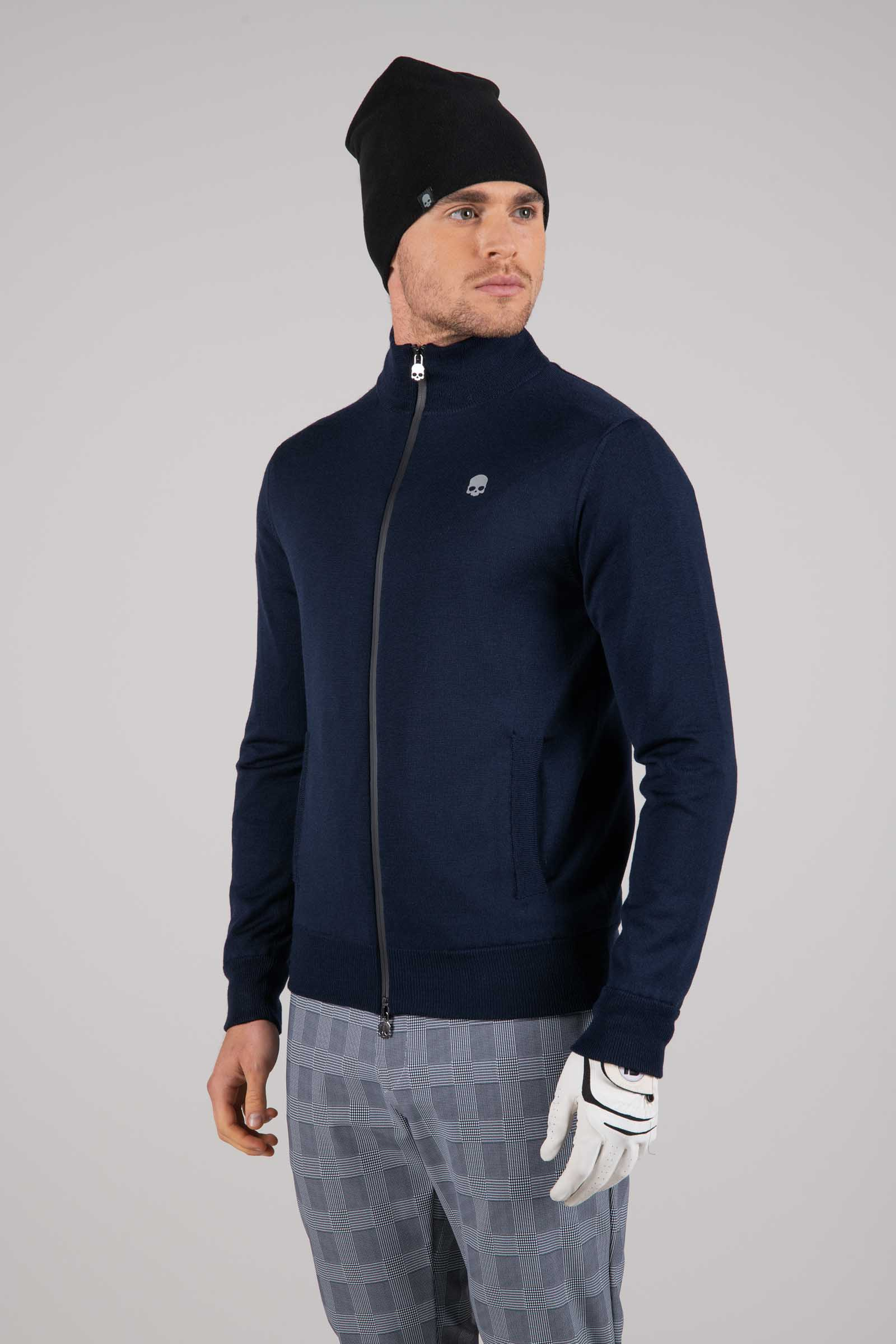 Maglione antivento in lana - BLUE NAVY - Abbigliamento sportivo | Hydrogen